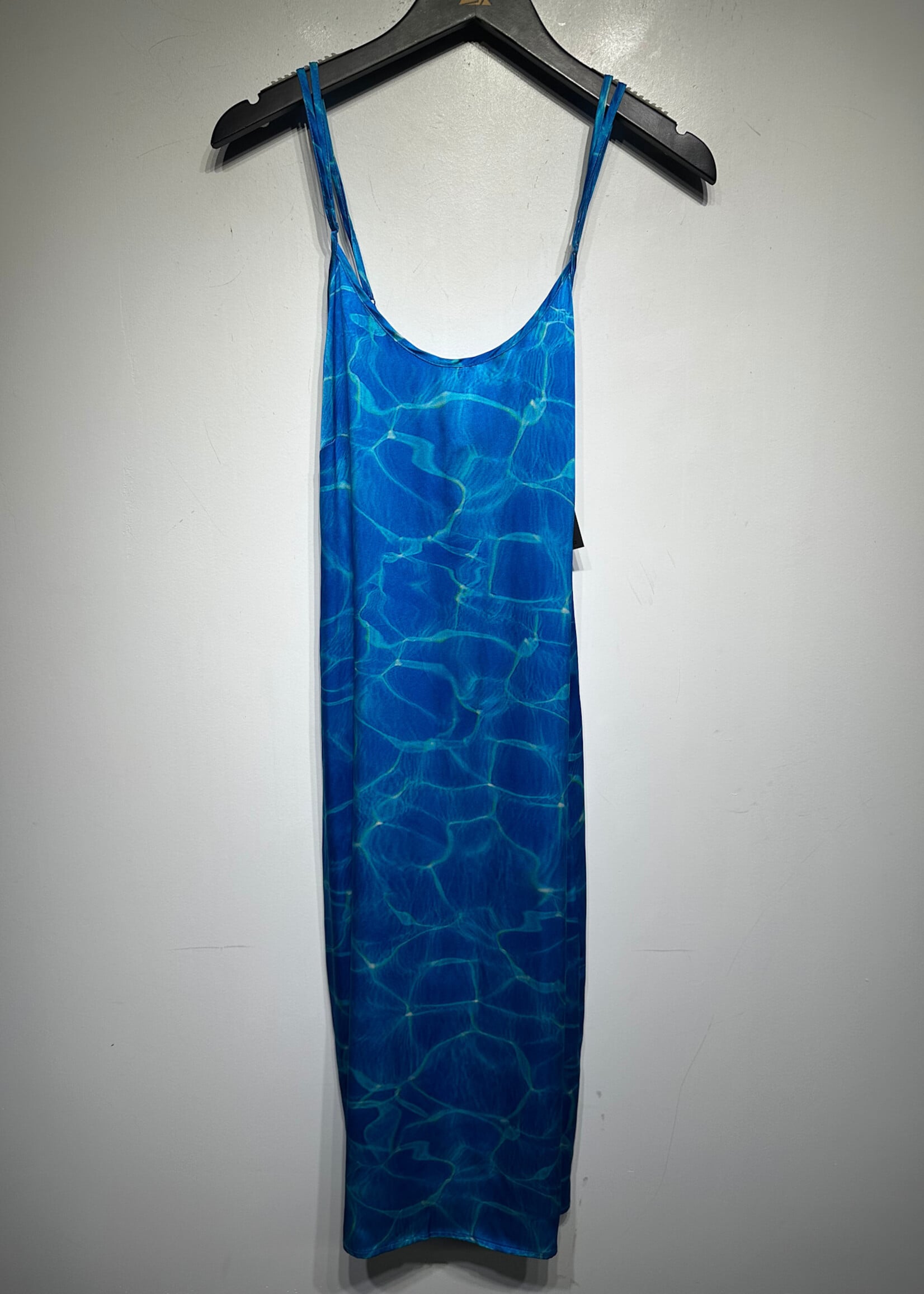 Trophy Wife Pool Print Dress S