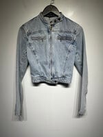 Lioness Light Denim Racer Jacket XS
