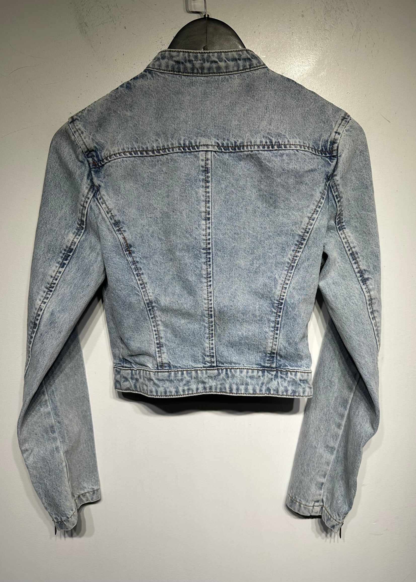 Lioness Light Denim Racer Jacket XS