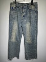 Aelfric Eden Rhinestone Light Wash Jeans Unisex 34