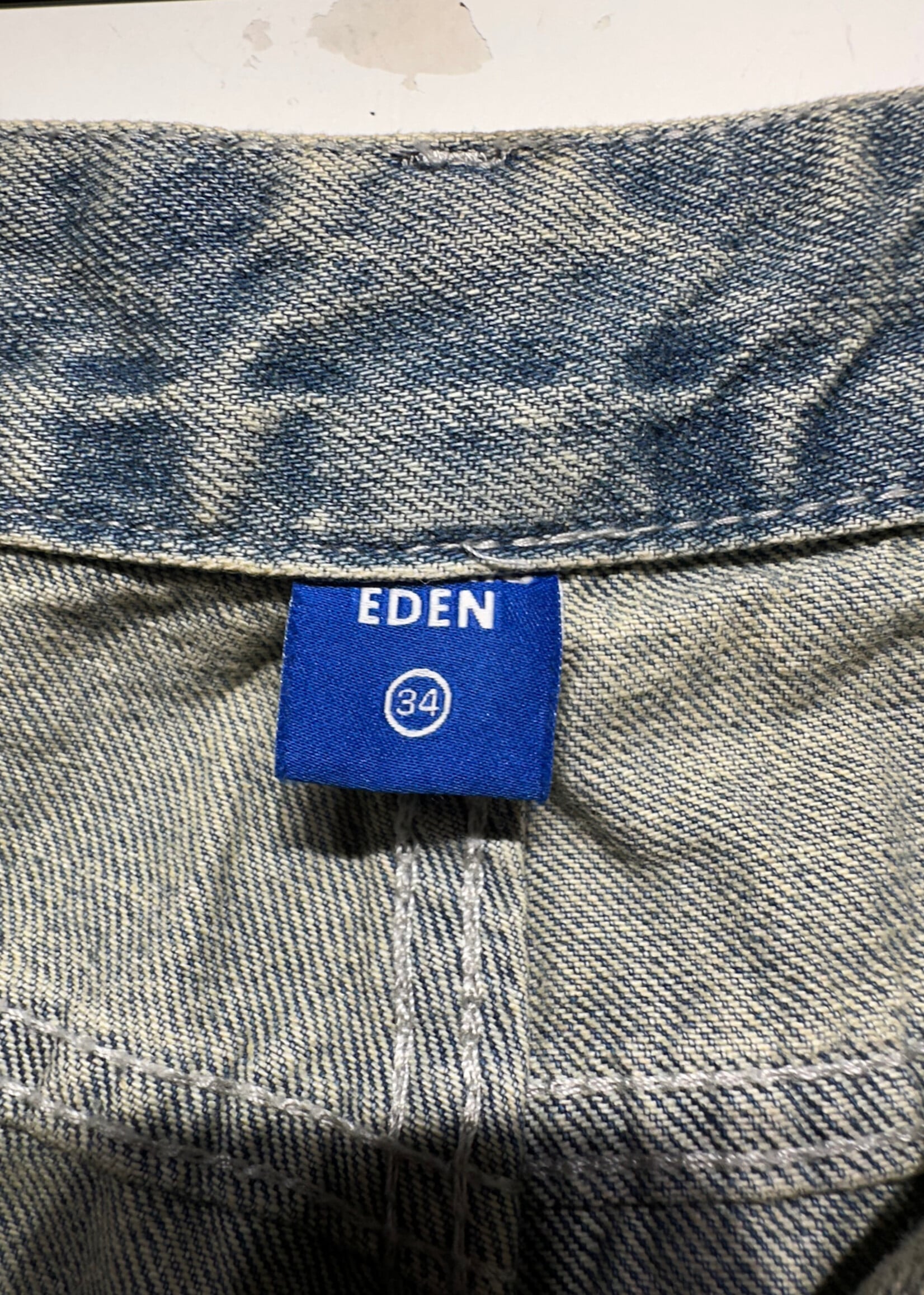 Aelfric Eden Rhinestone Light Wash Jeans Unisex 34
