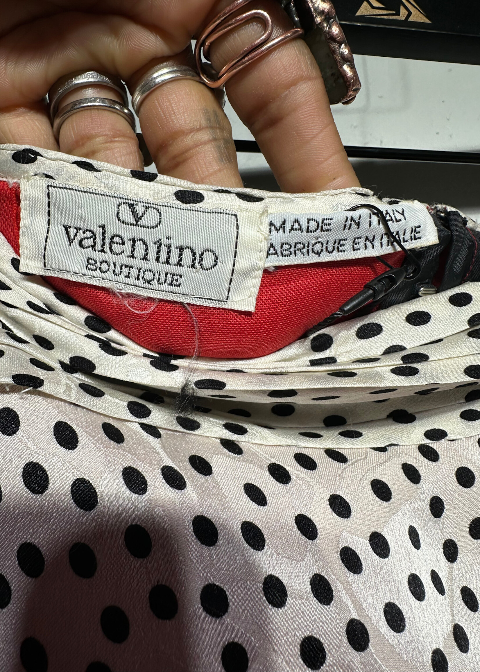 Valentino Boutique Polka Dot Dress M