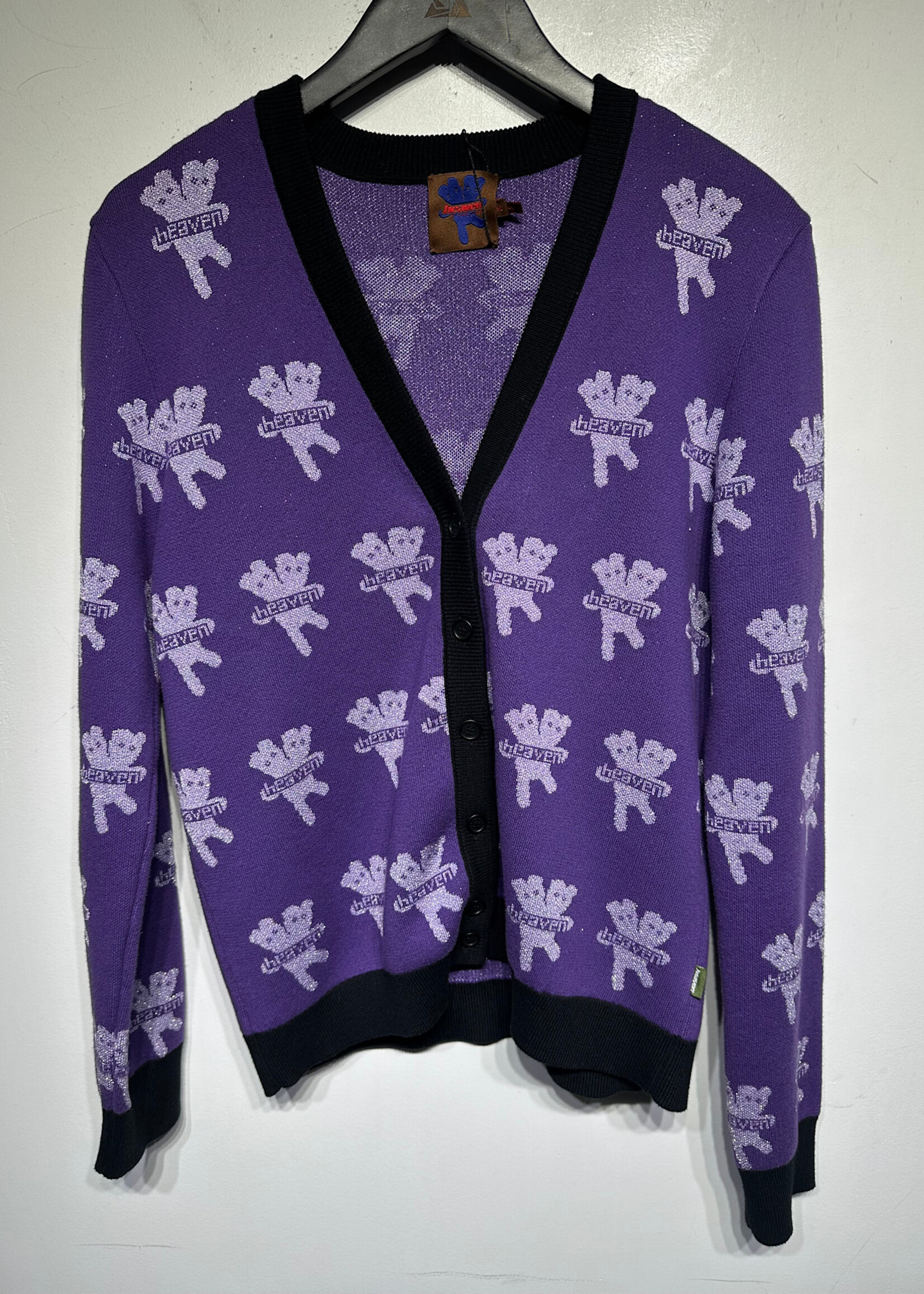 Heaven Purple Logo Cardigan Fem XXL