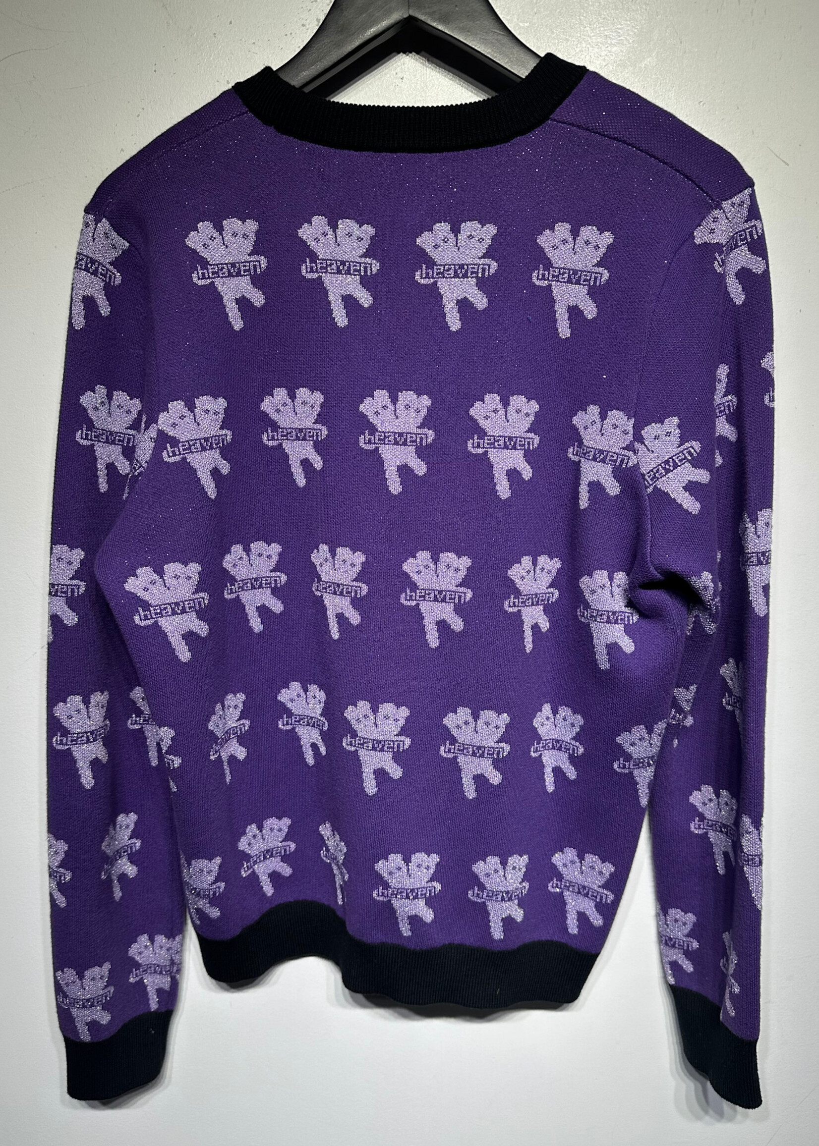 Heaven Purple Logo Cardigan Fem XXL