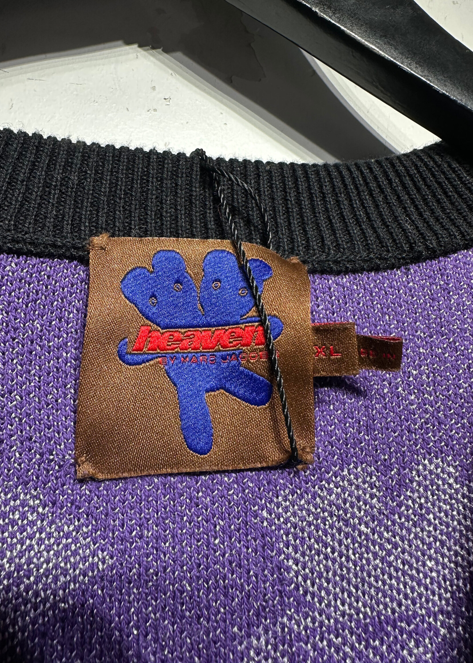 Heaven Purple Logo Cardigan Fem XXL