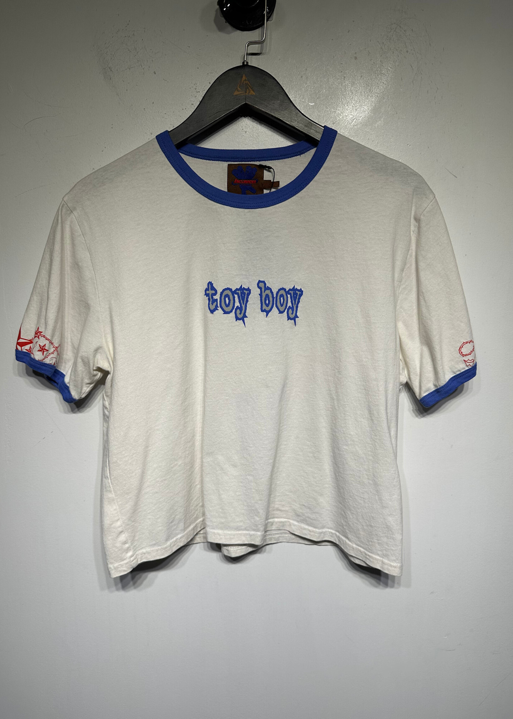 Heaven Toyboy Ringer Tee Fem XXL