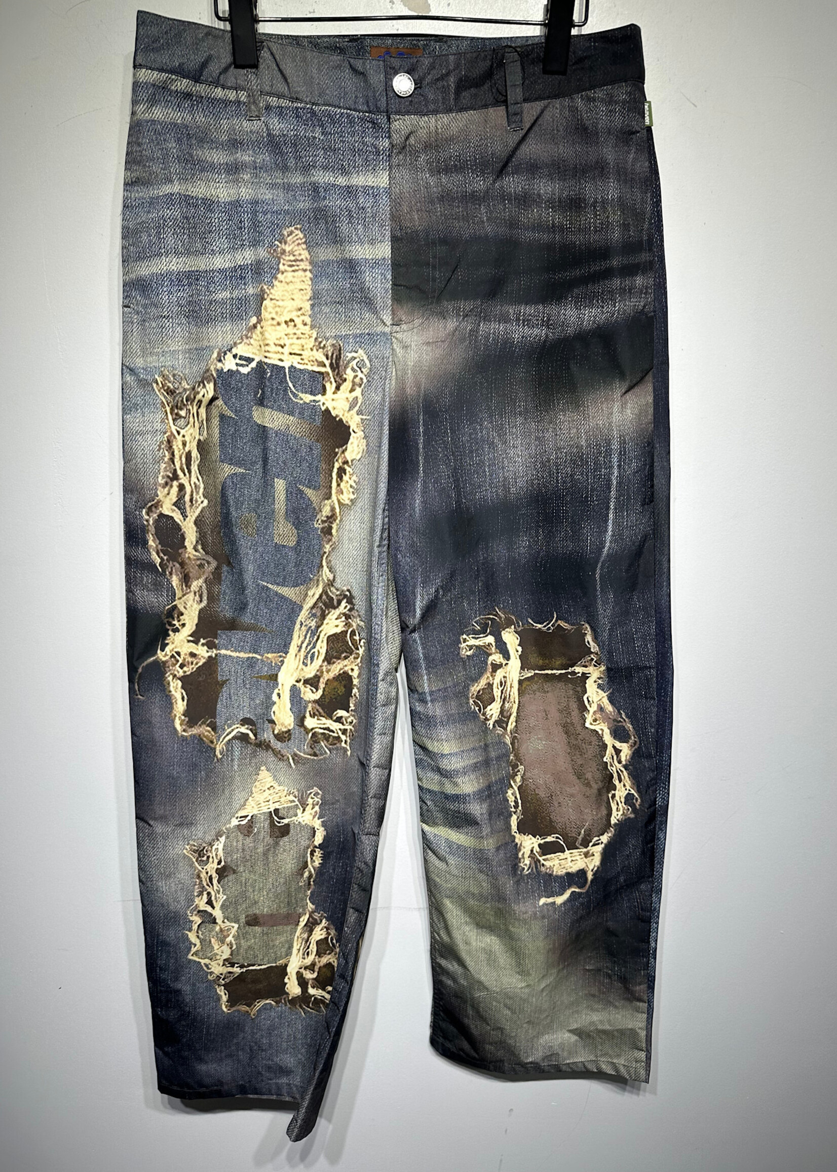 Heaven x Bladee Nylon Denim Printed Pant 34