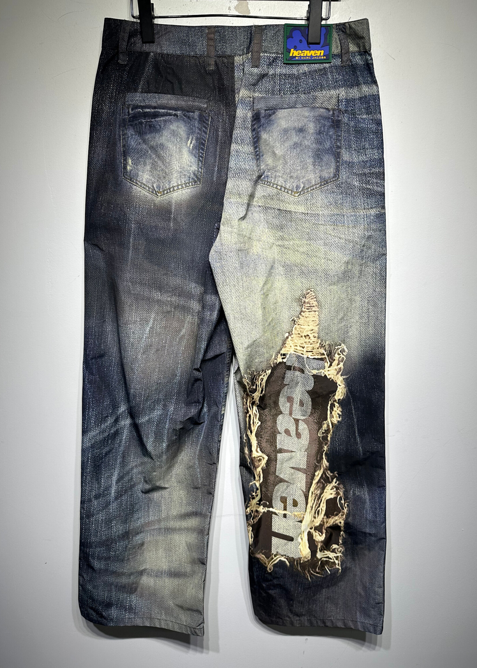 Heaven x Bladee Nylon Denim Printed Pant 34