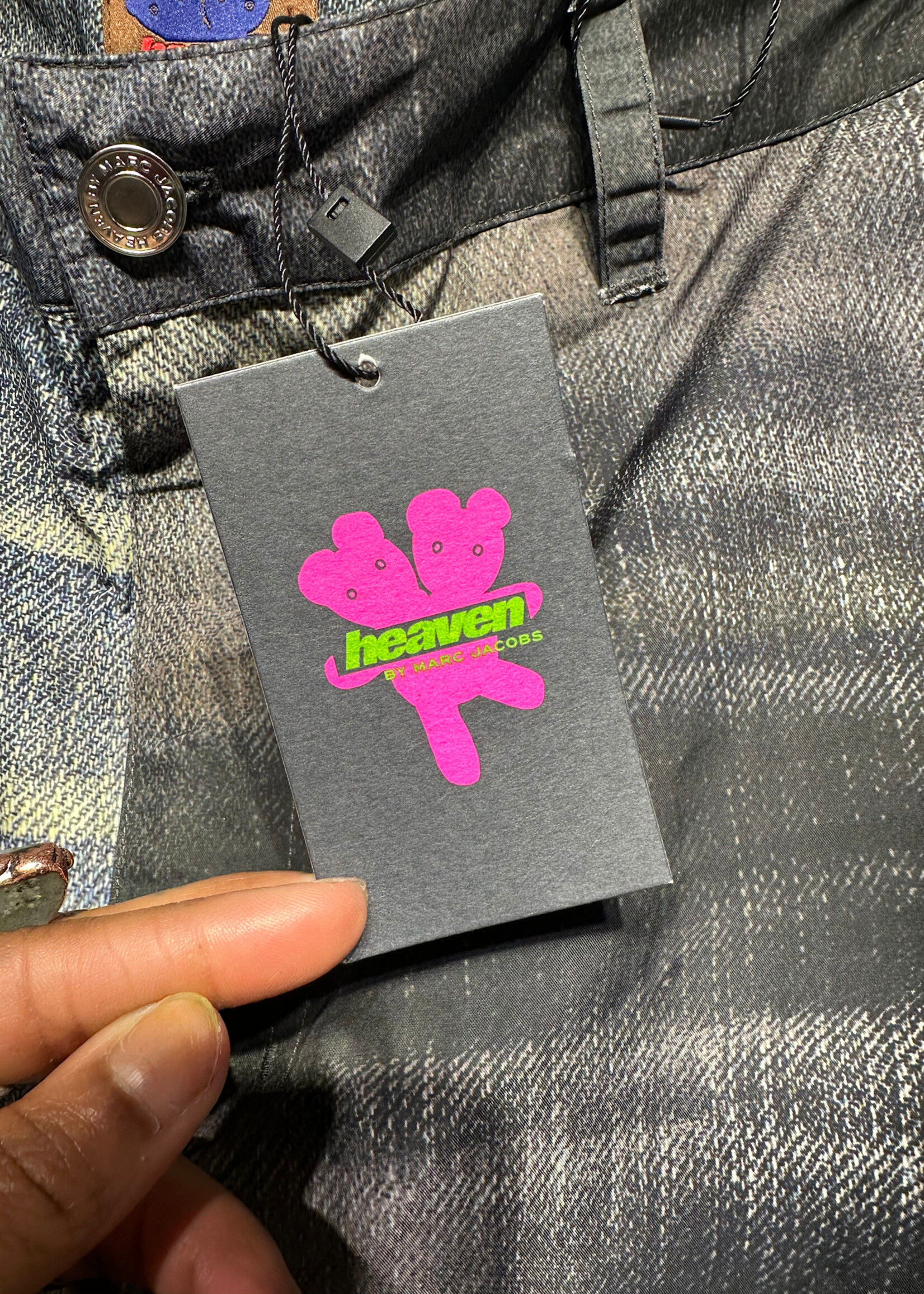 Heaven x Bladee Nylon Denim Printed Pant 34