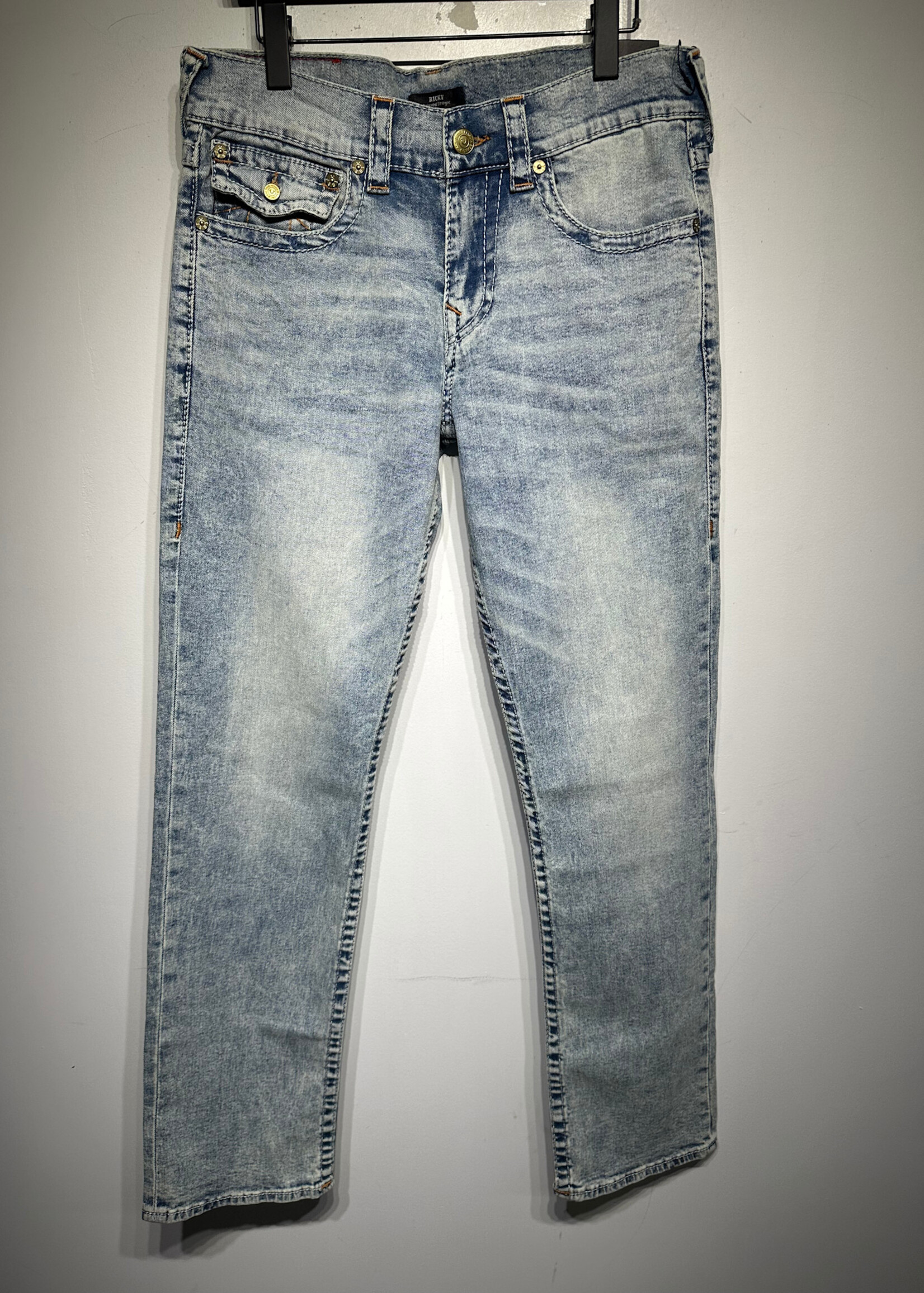 True Religion Ricky Big T Relax Straight Masc 30