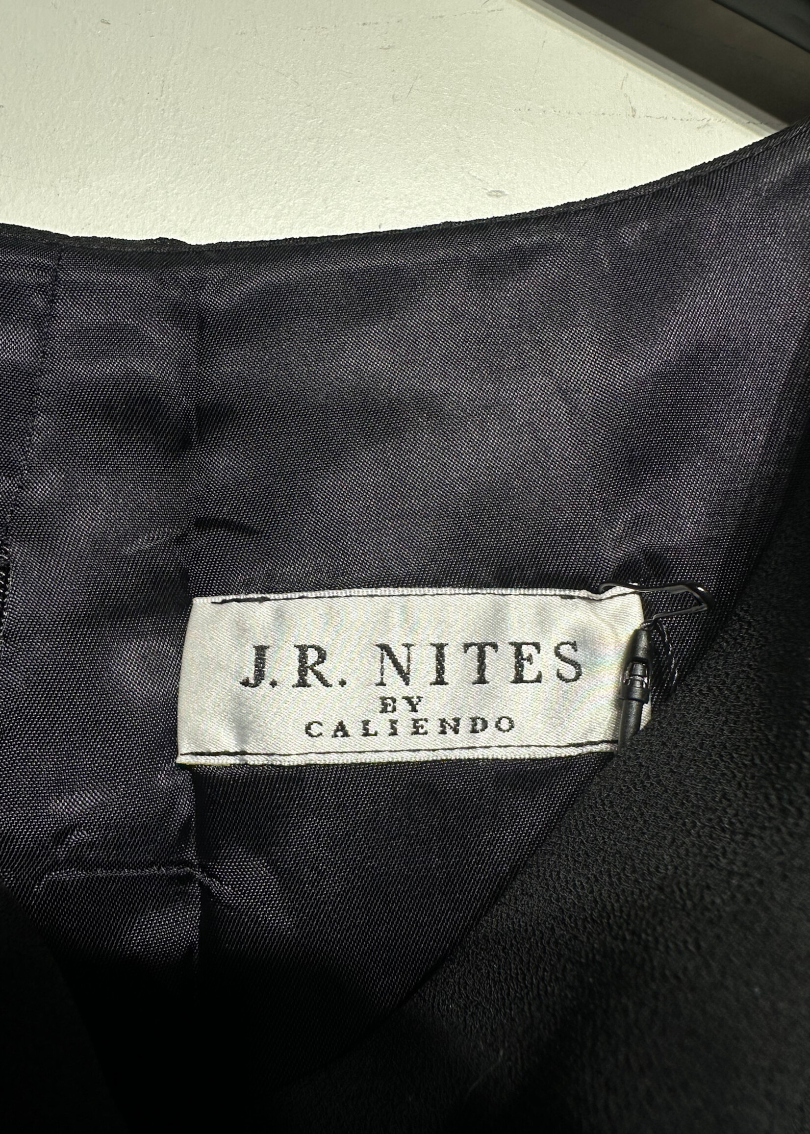 JR Nites Studded Black Cowel Neck Tank L