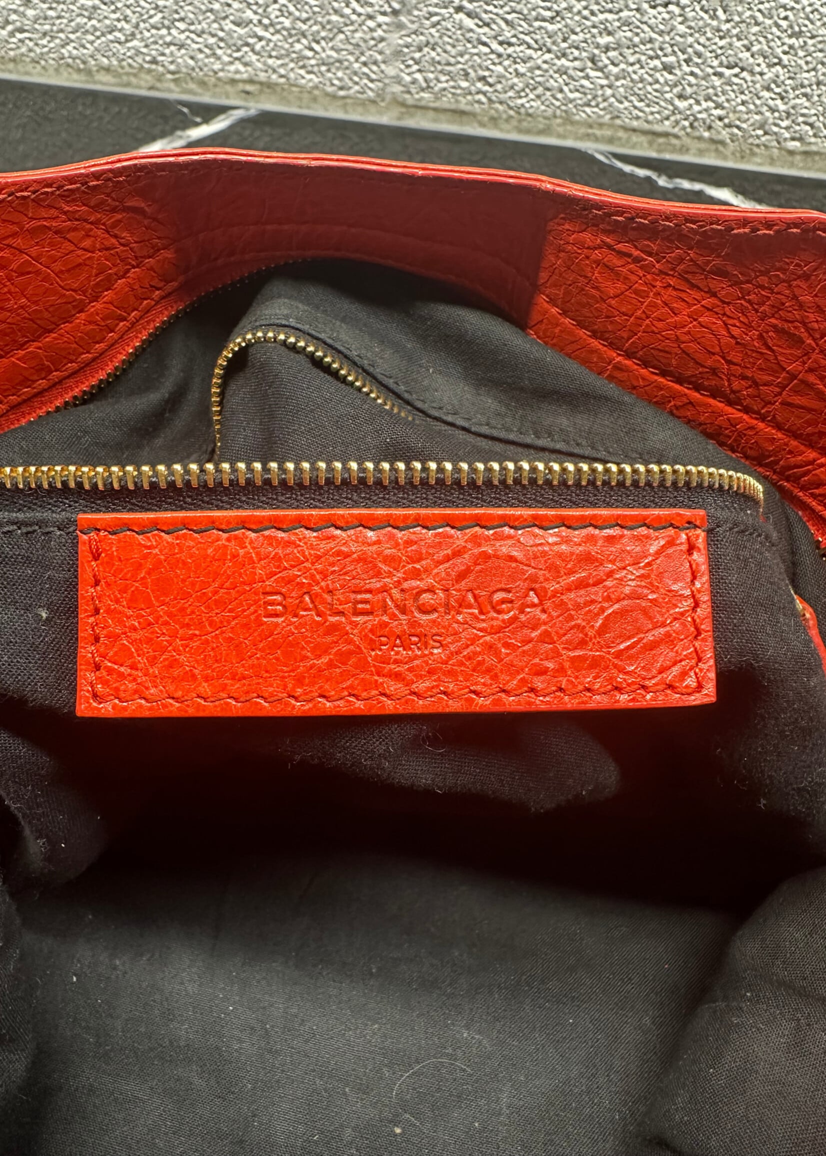 Balenciaga Fire Orange MD City Bag