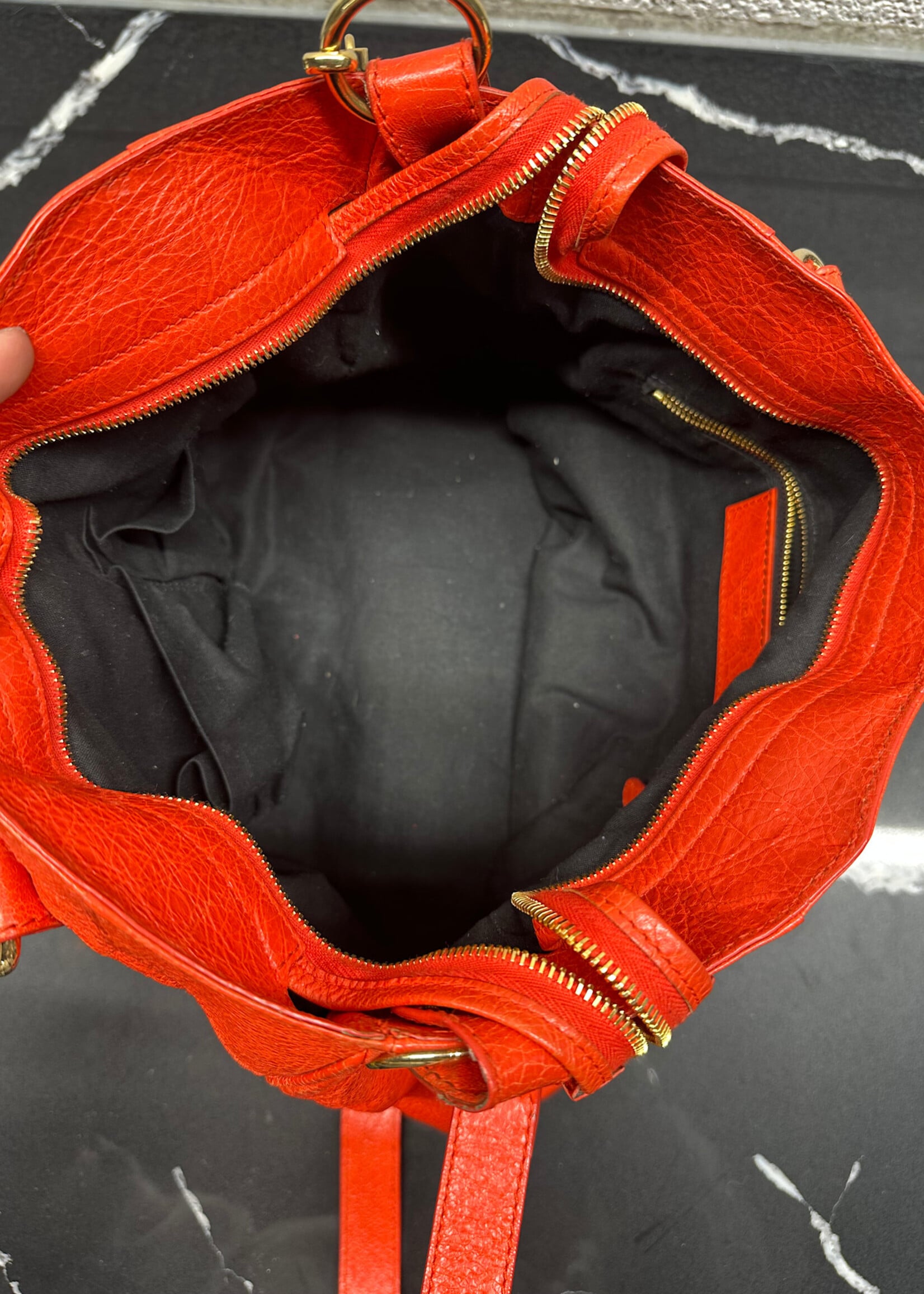 Balenciaga Fire Orange MD City Bag