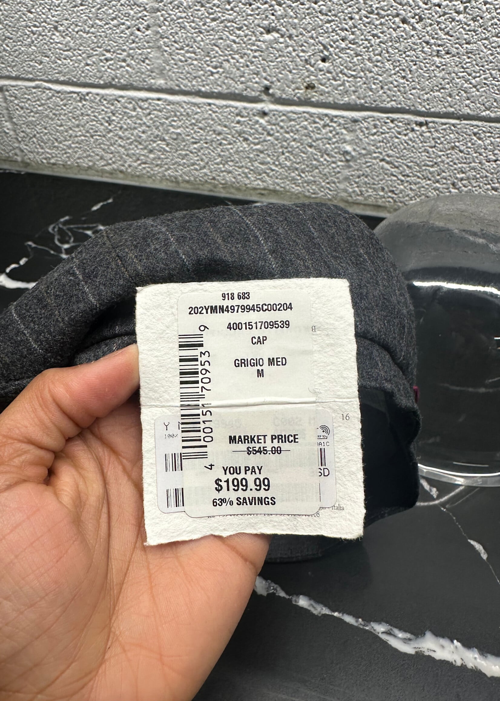 Brunello Cucinelli NWT Paper Boy Hat