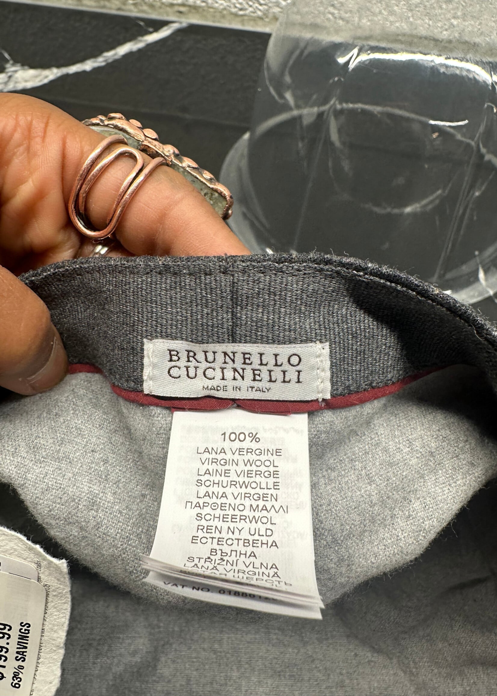 Brunello Cucinelli NWT Paper Boy Hat