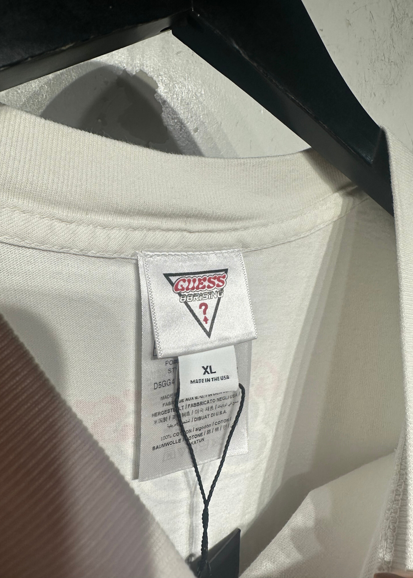 Guess 88 Rising White Logo Tee XL