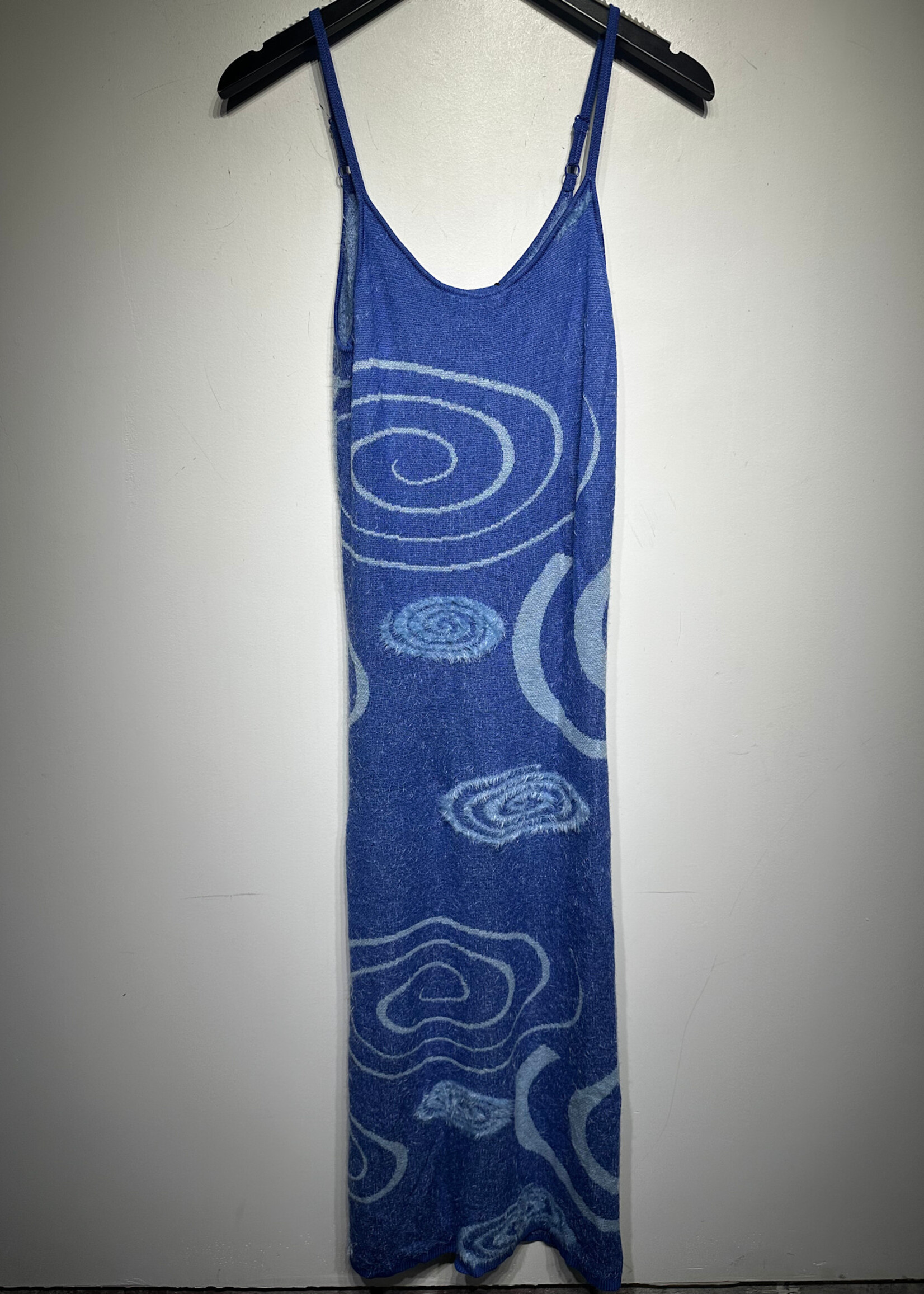 NWT House of Sunny Blue Swirl Dress 6/M