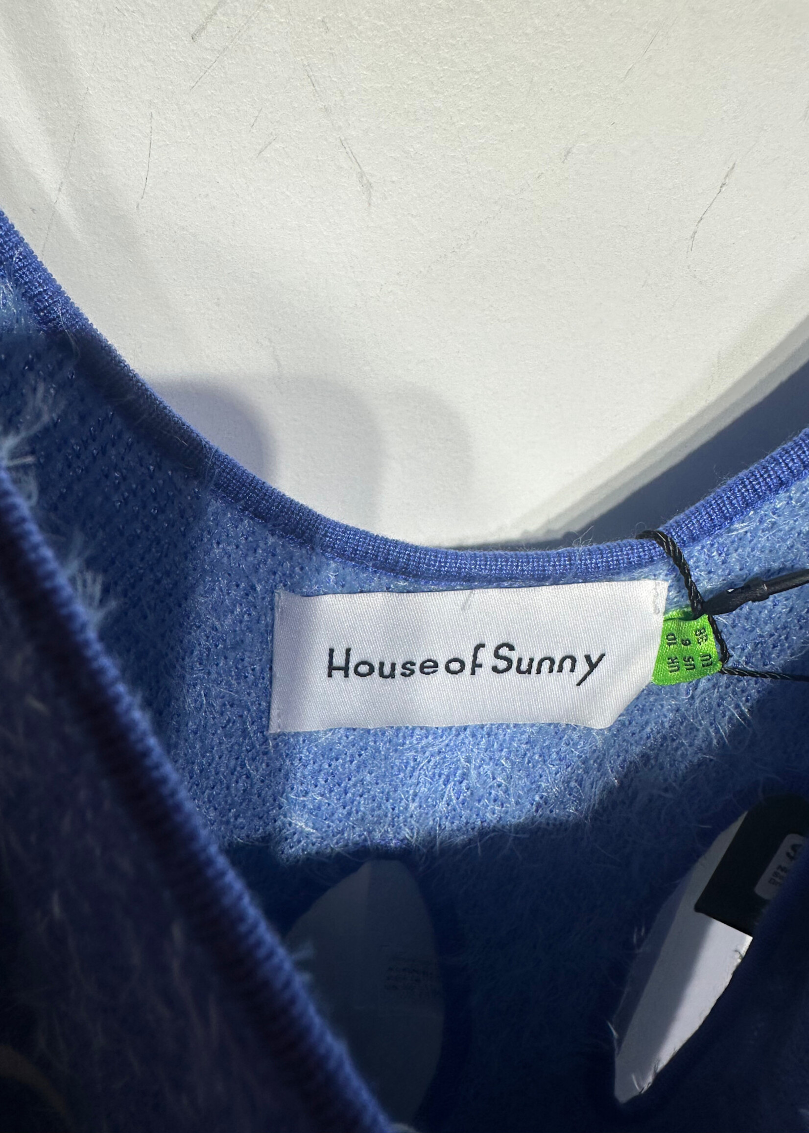 NWT House of Sunny Blue Swirl Dress 6/M