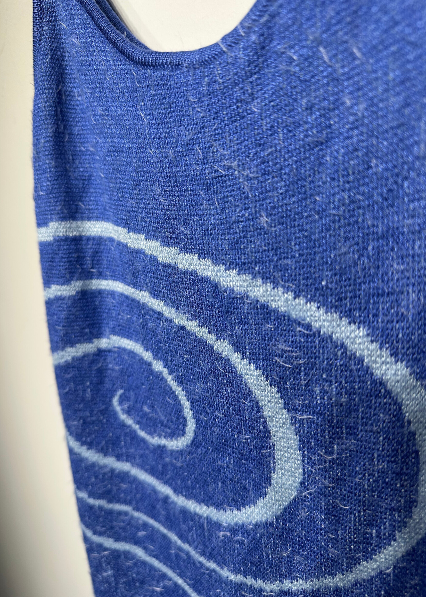 NWT House of Sunny Blue Swirl Dress 6/M