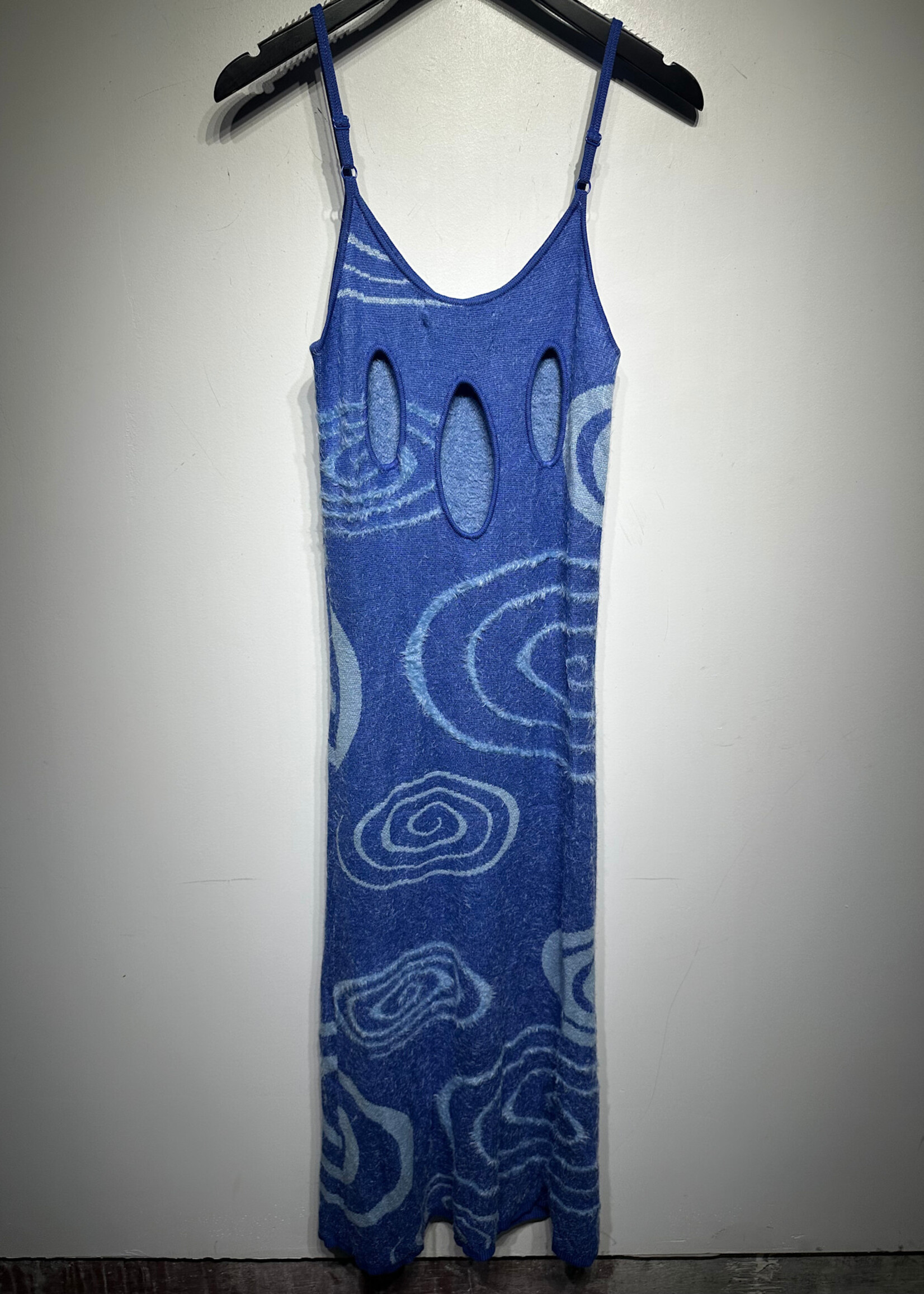 NWT House of Sunny Blue Swirl Dress 6/M