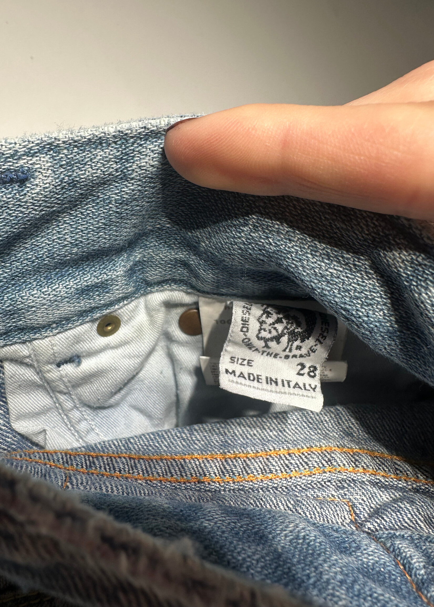 Diesel Y2K Low Rise Regular Wash Bootcut 28