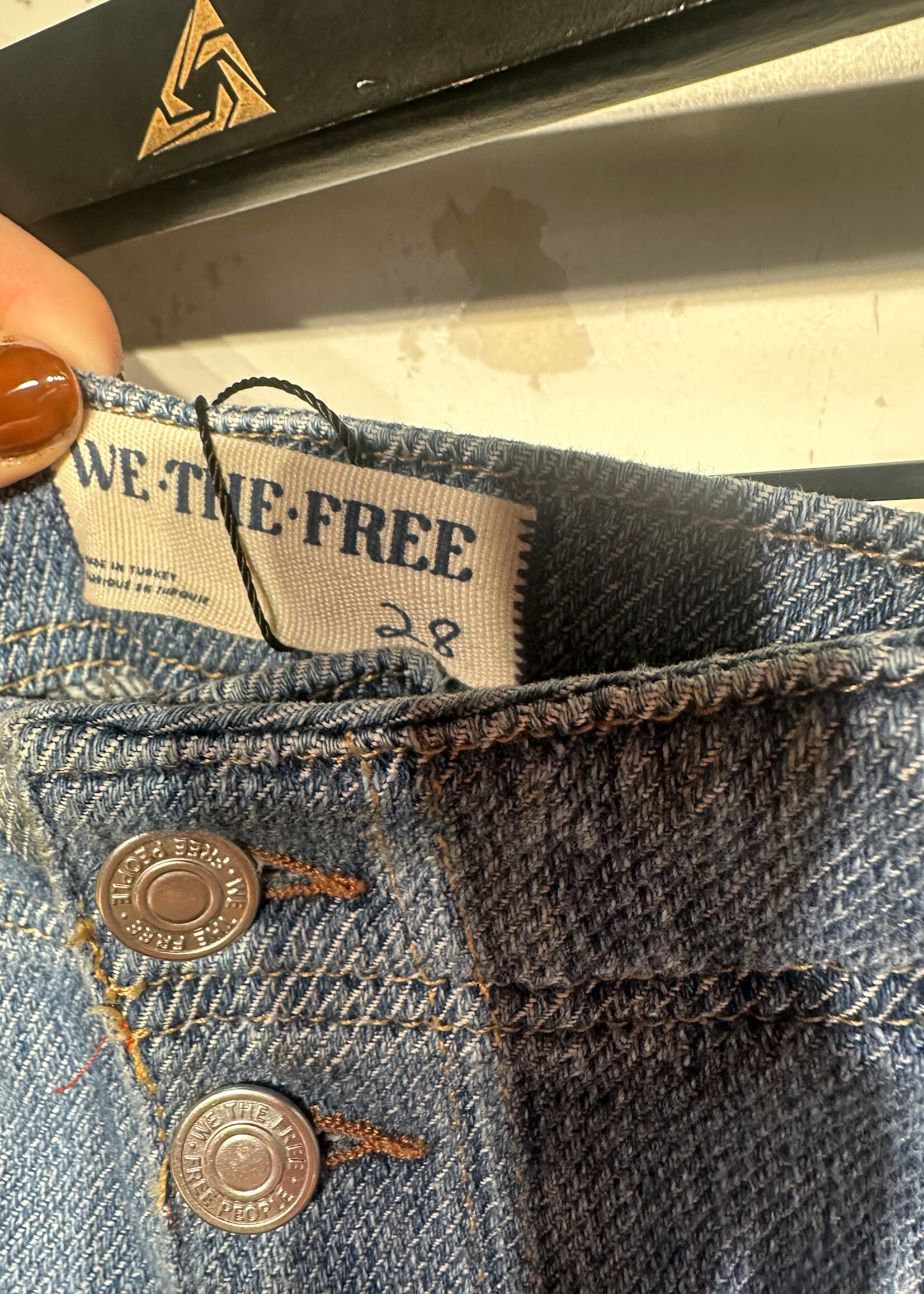 We The Free NWT Dirt Splatter Jeans Fem 28