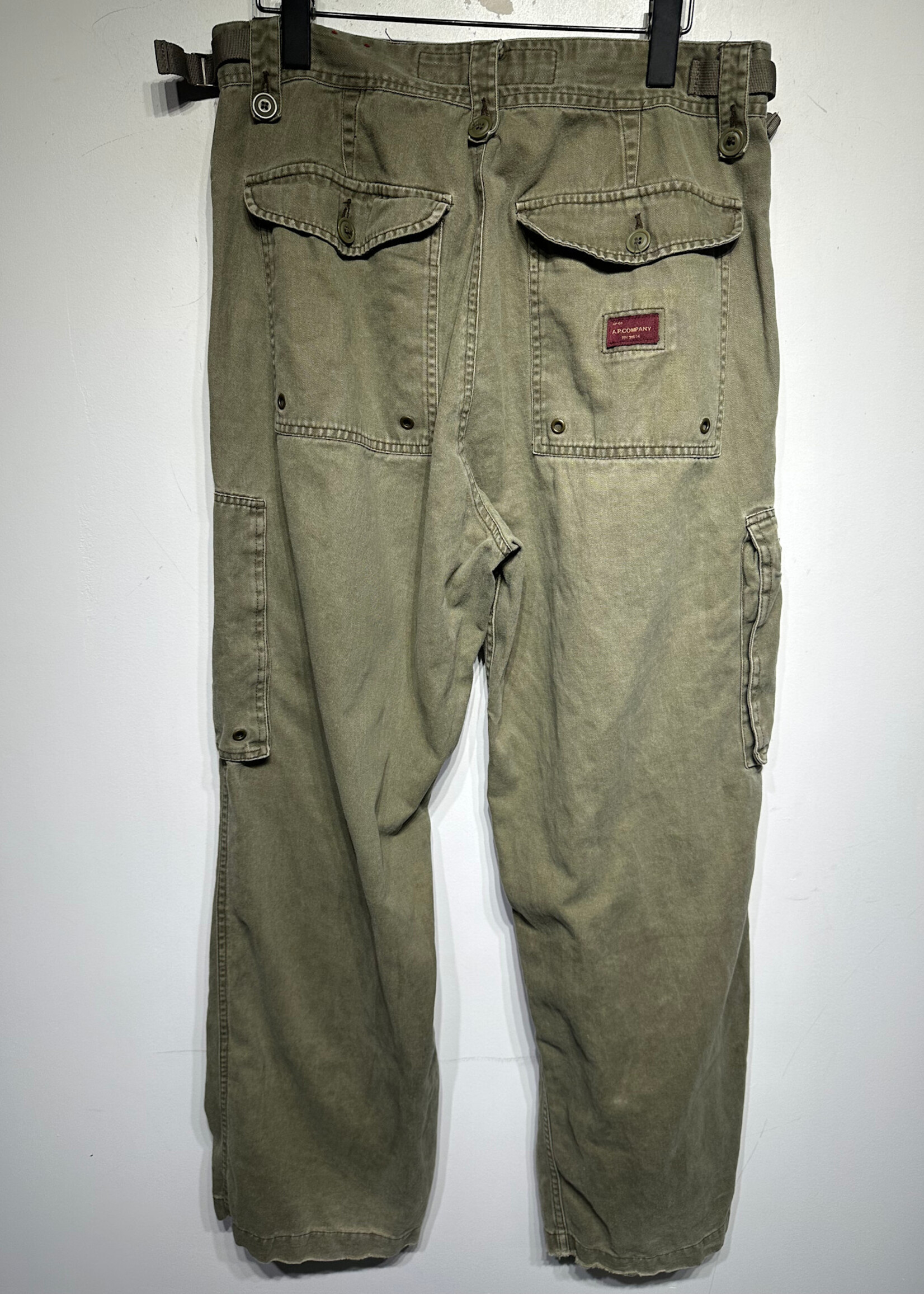 AP Company Y2K Army Green Cargos Masc 32