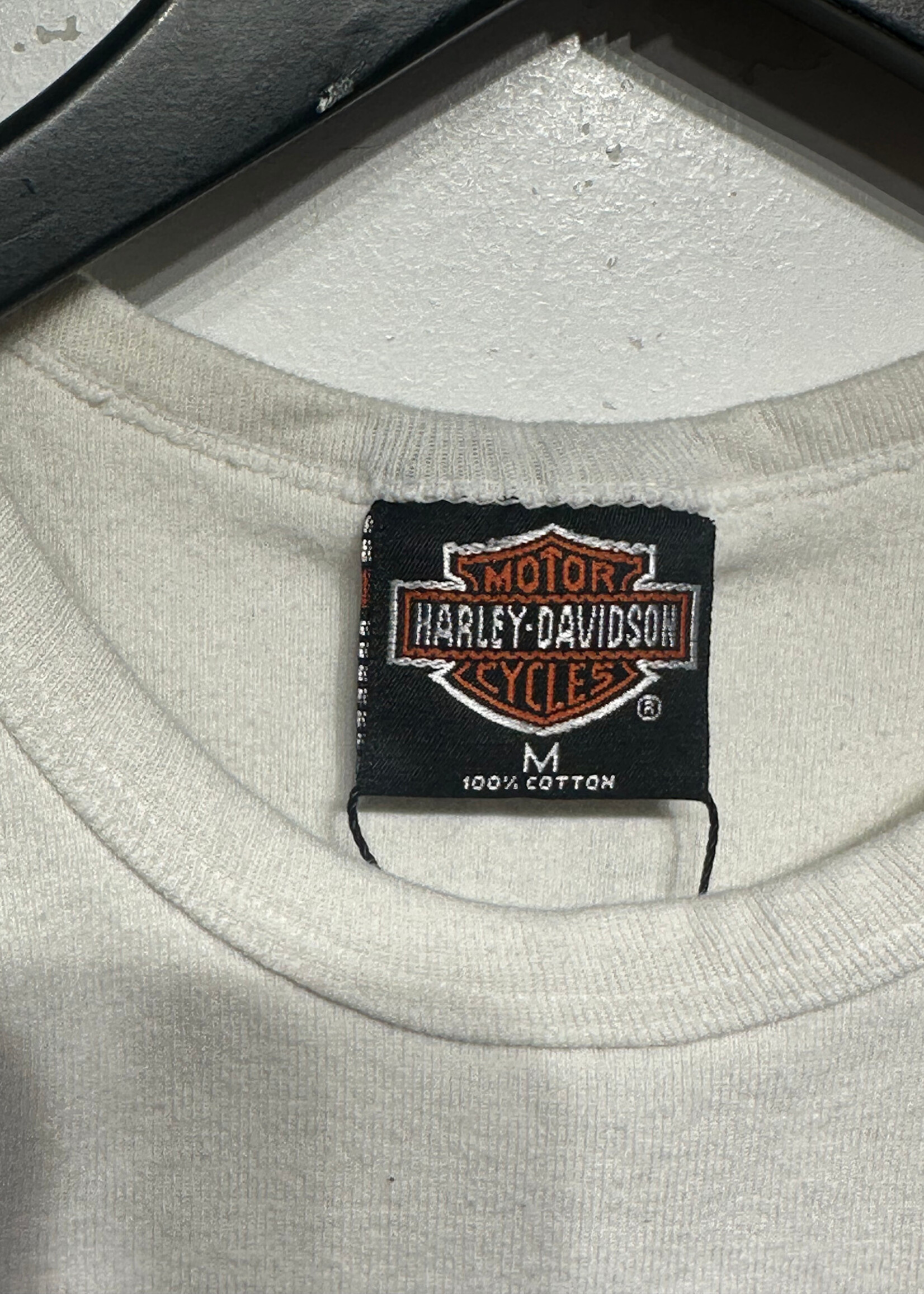 Harley 90s White Fairfax Crop Tank AS IS M