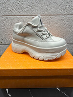 Naked Wolfe White Sporty Platform Shoes Fem 10.5