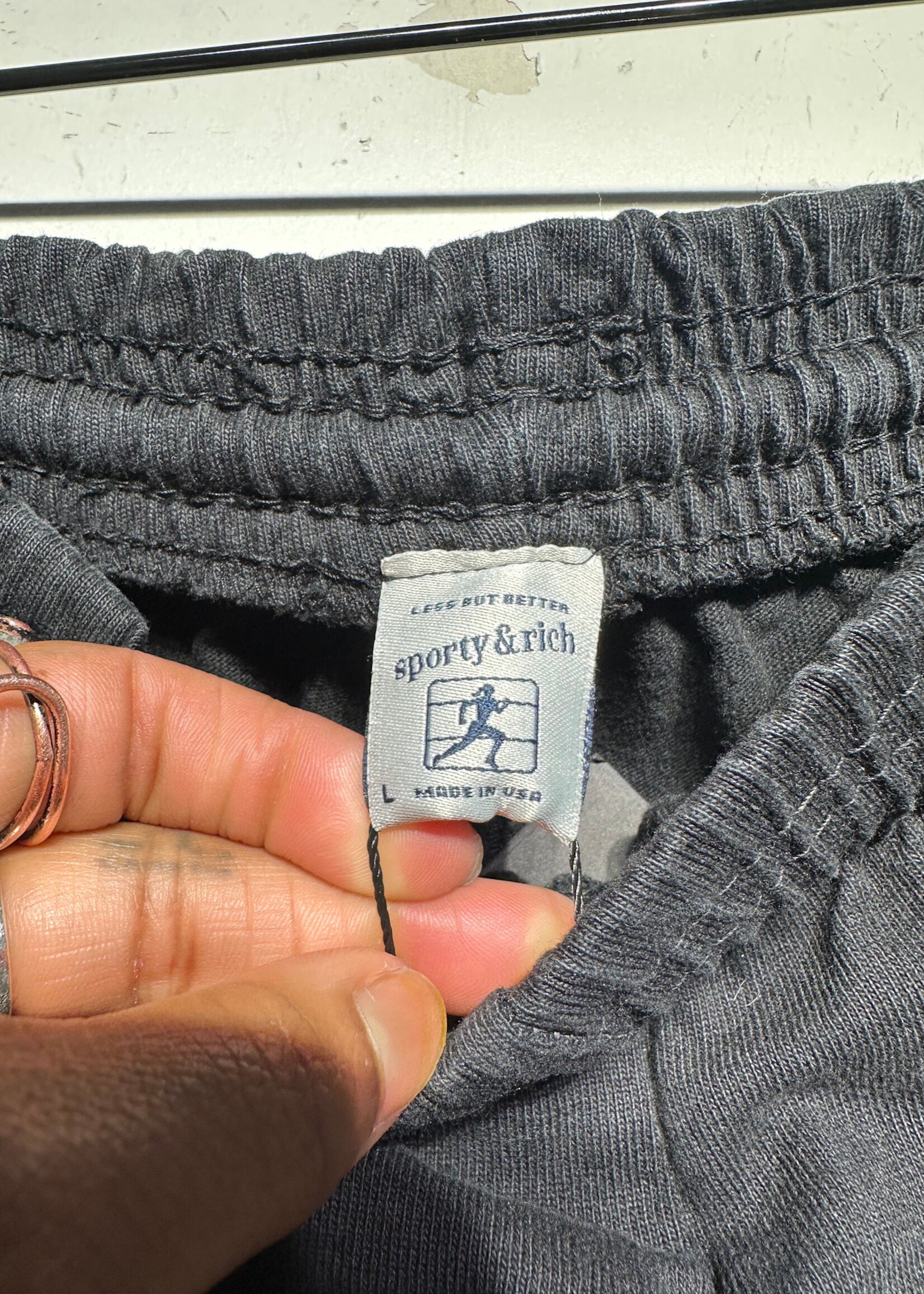 Sport & Rich Black Stretch Shorts L/34