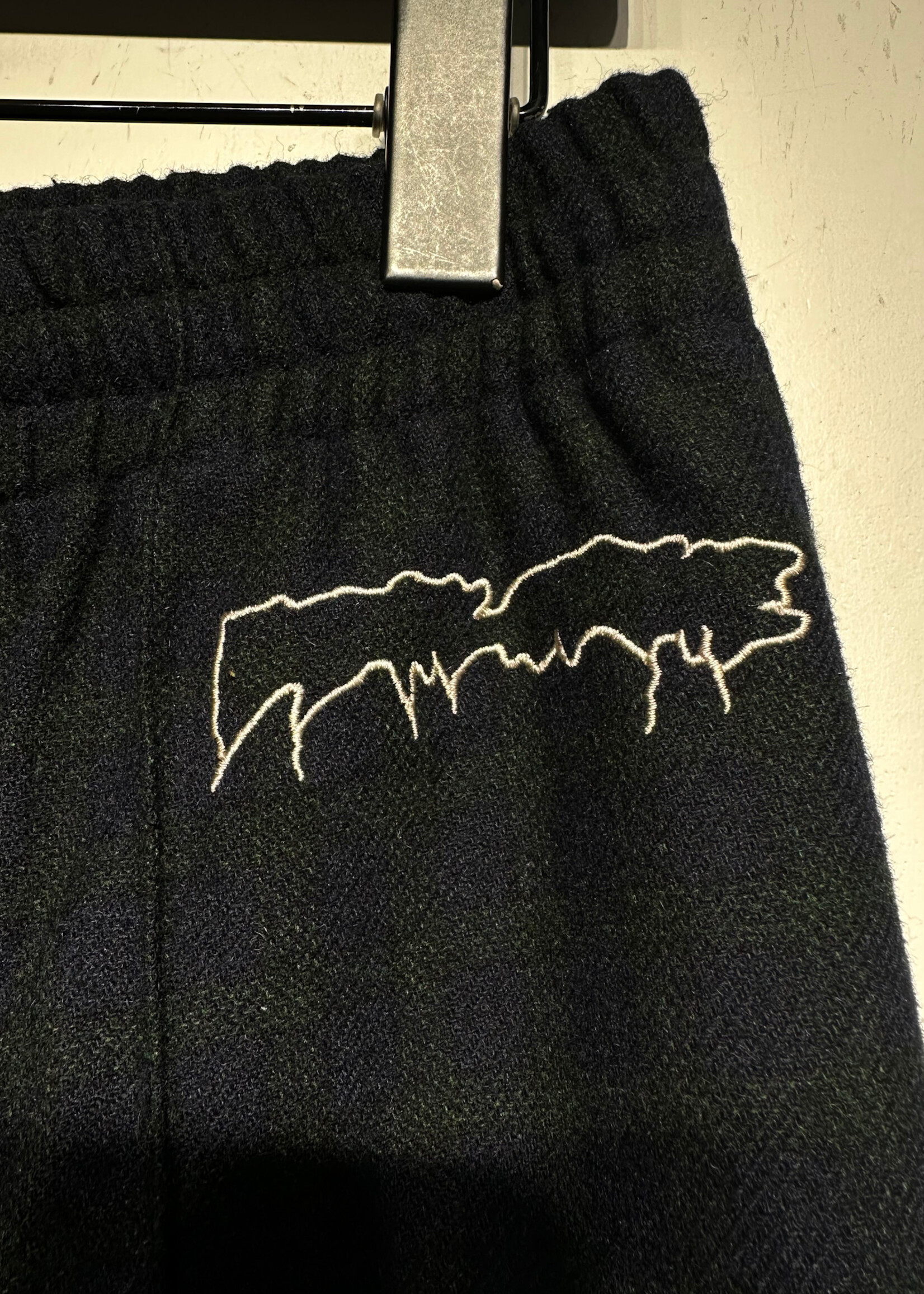 FA Green Blue Plaid Stretch Pant L/34