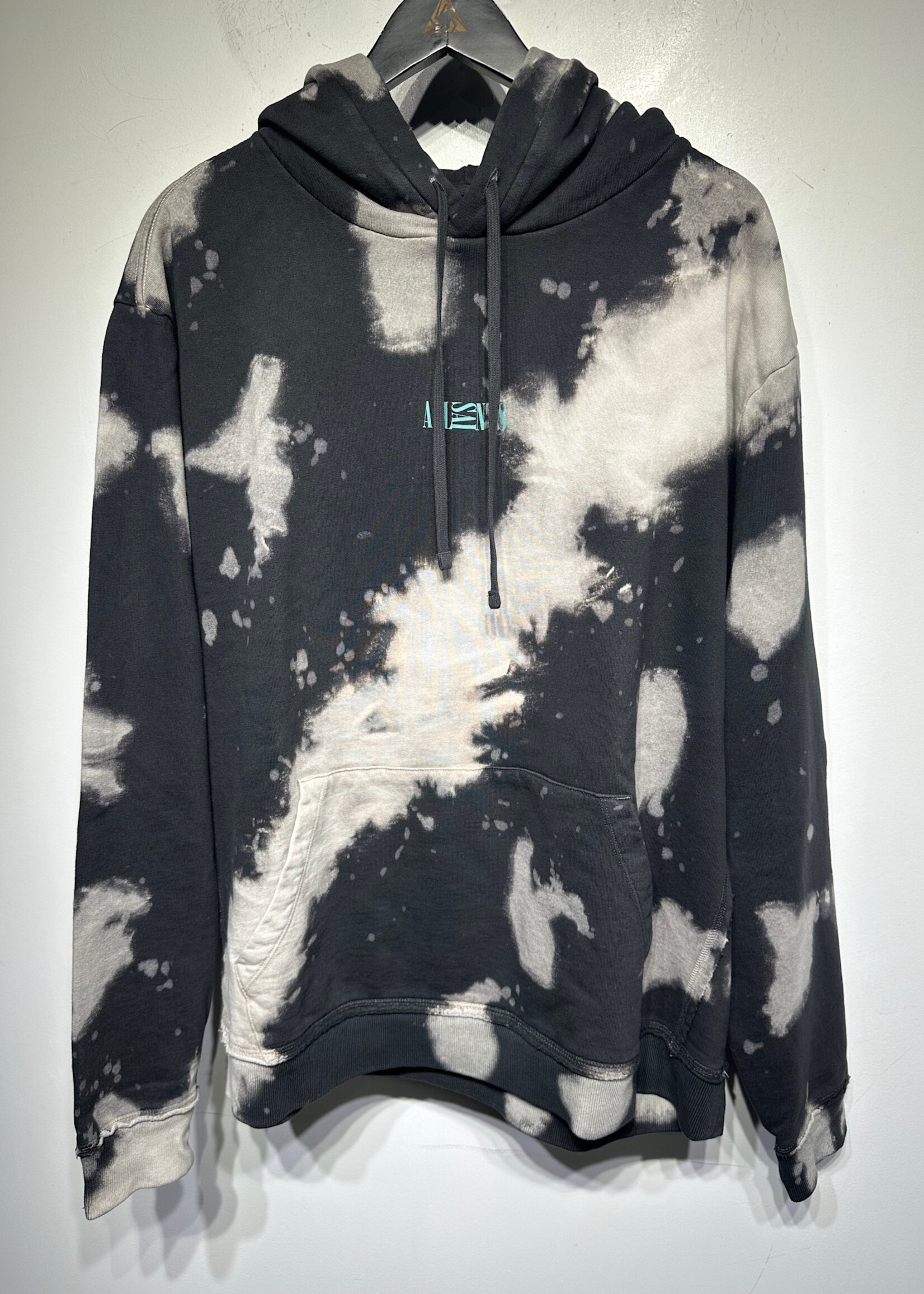 Allsaints Bleach Dyed Hoodie XL