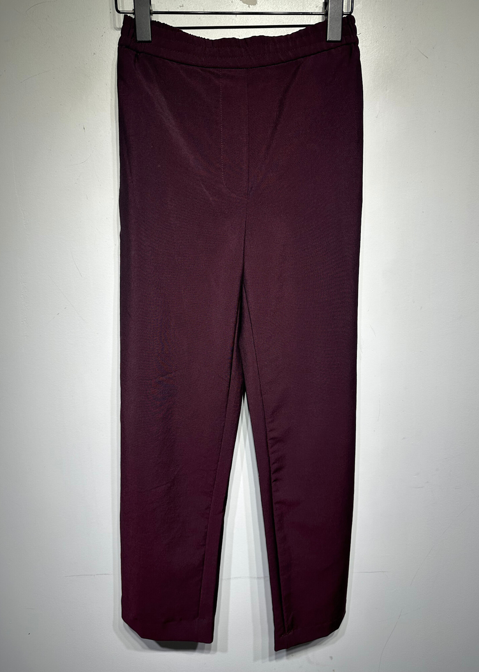 Acne Studios Maroon Stretch Wide Pants 24-26