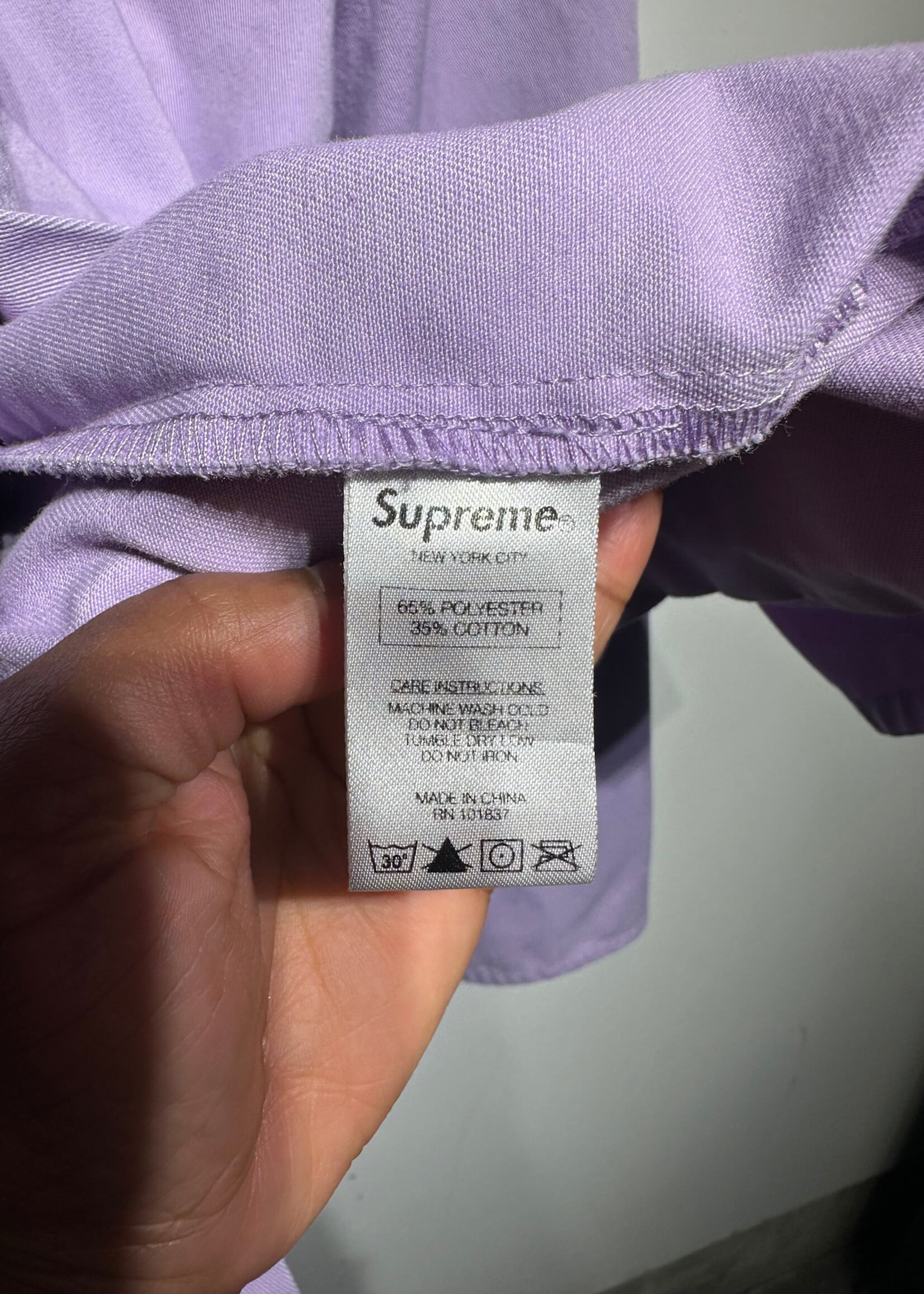 Supreme Lavender Chore Jacket L