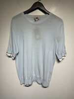 Hermes Baby Blue Knit T-Shirt M AS IS