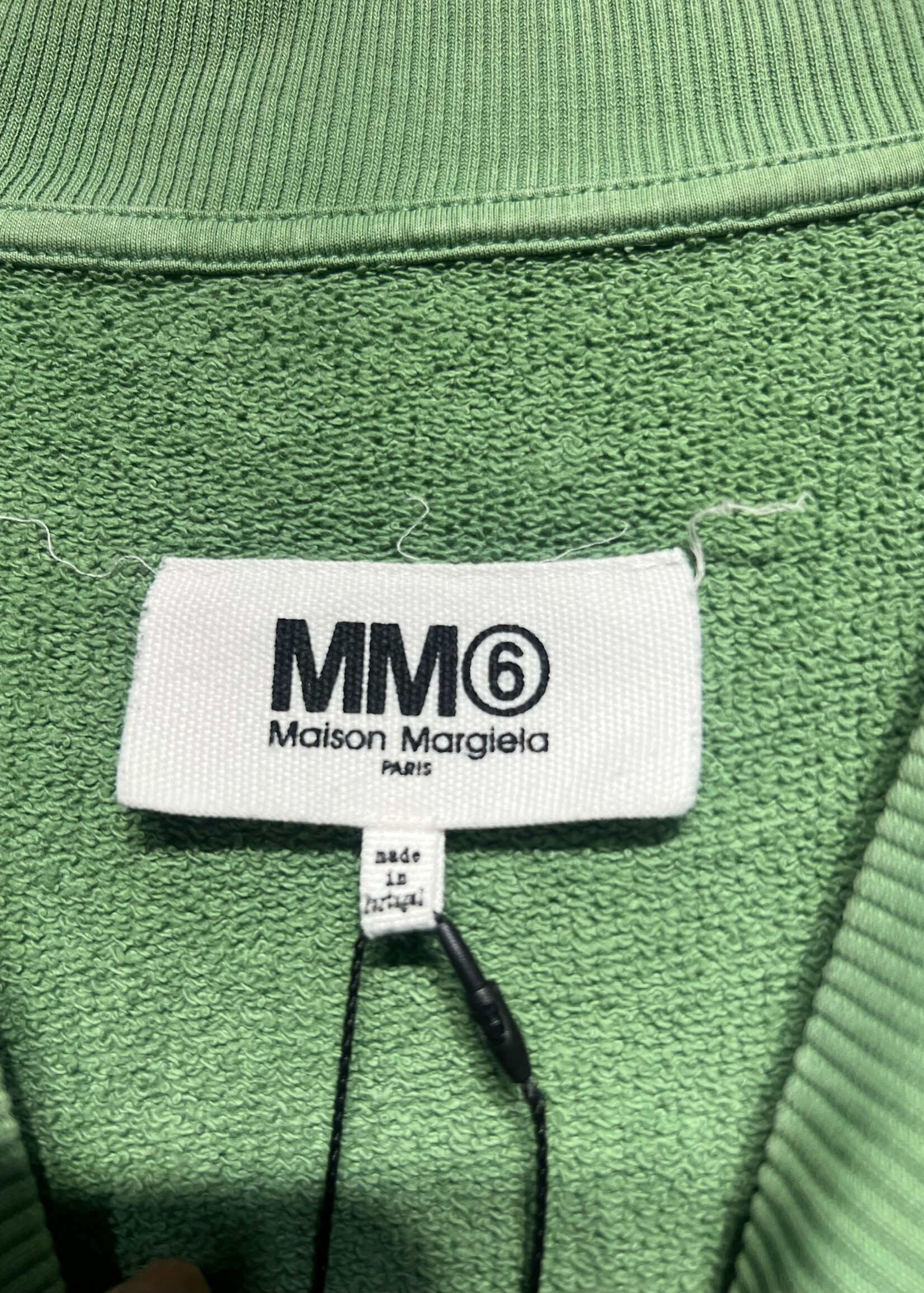 MM6 Margiela Green Sleeveless Sweater XXL
