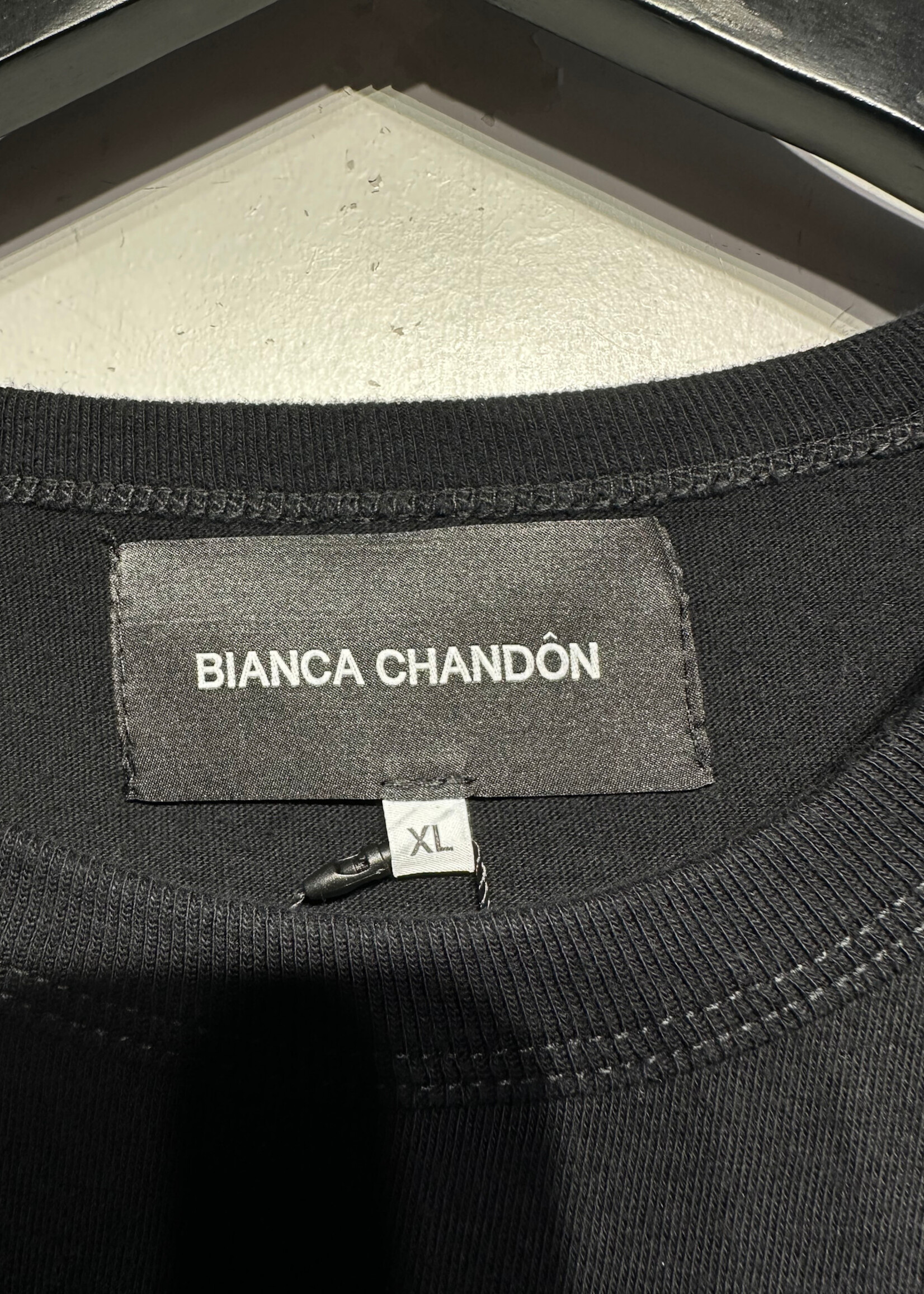 Bianca Chandon Lover Black Pocket Tee XL
