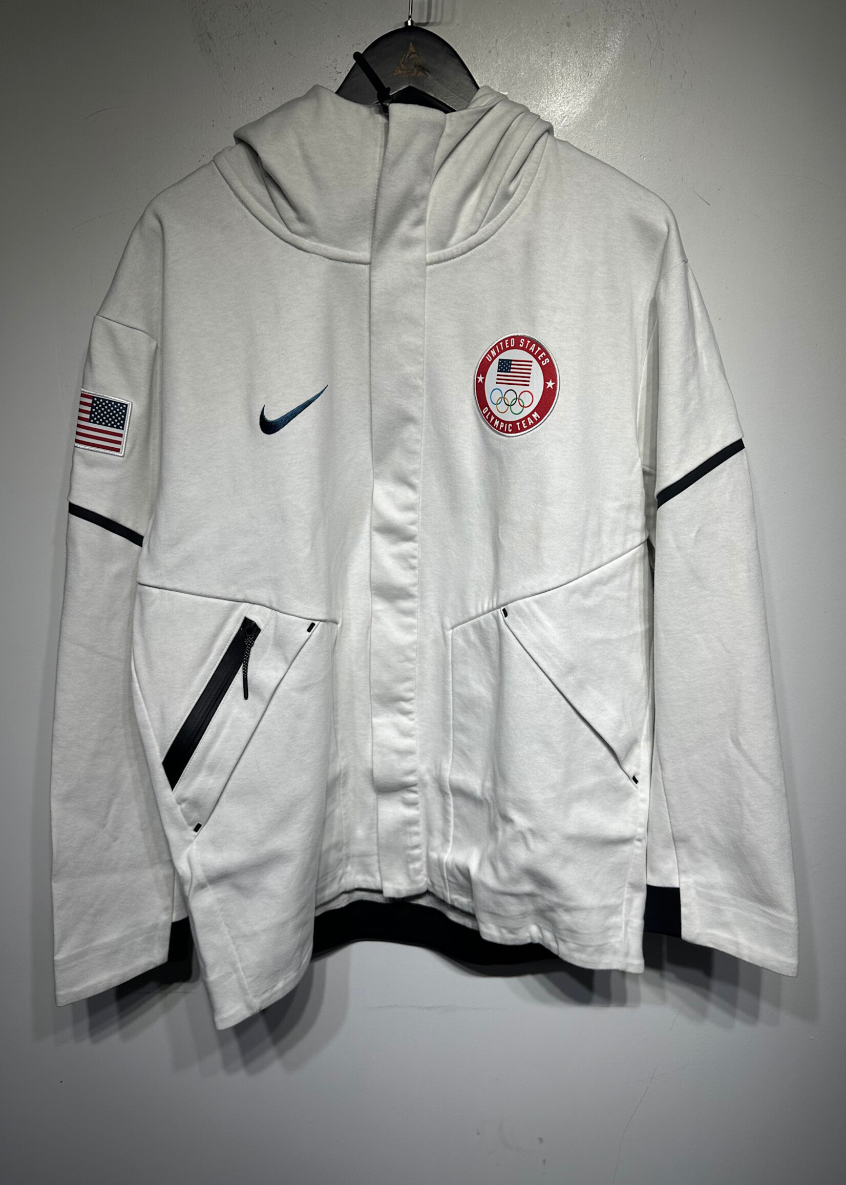 Nike USA Olympics White Jacket XL