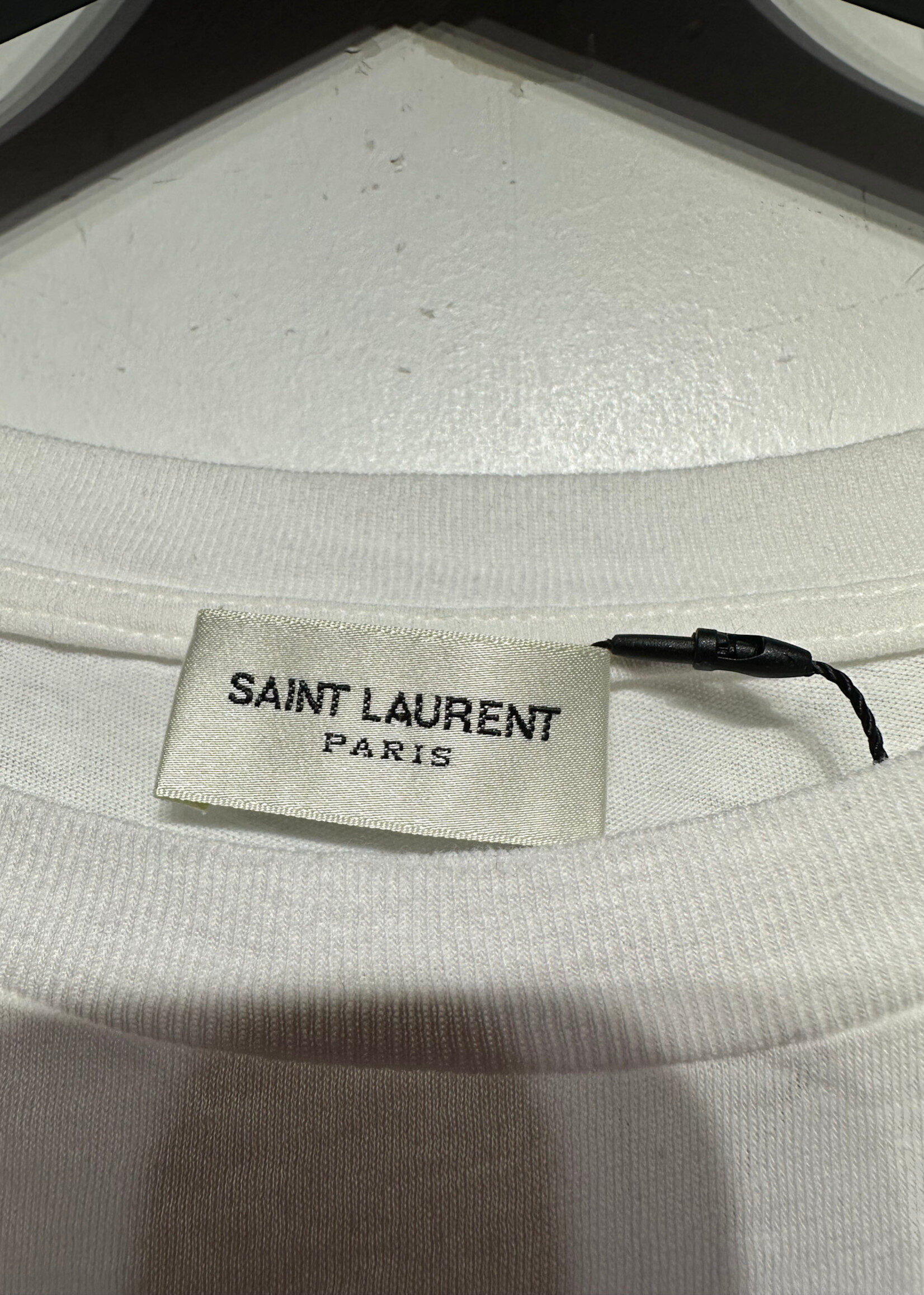 Saint Laurent Smoking Lips White Tee XXL