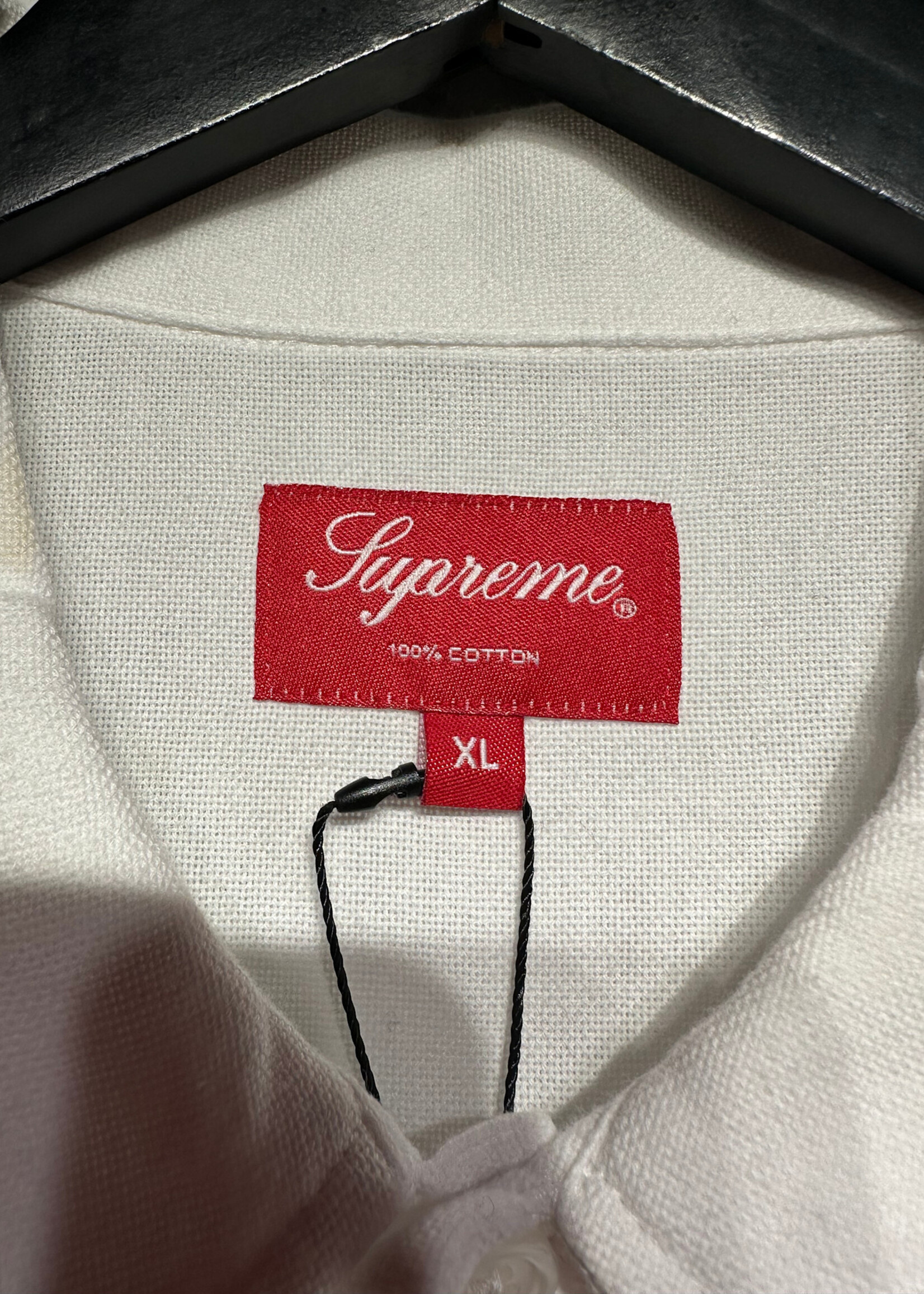 Supreme White Knit SS BU XL AS IS