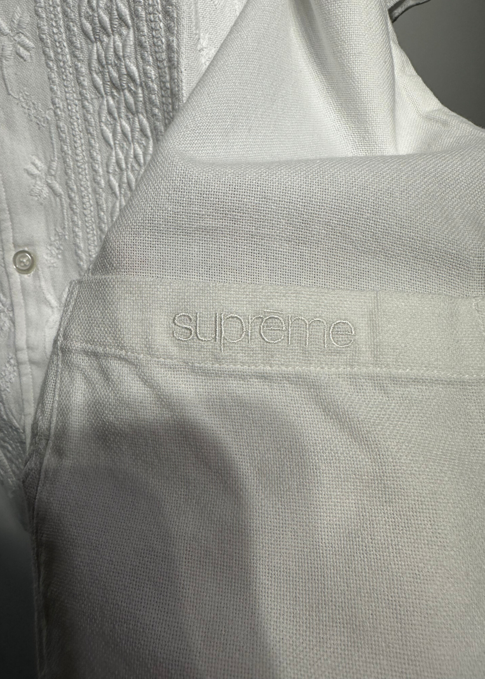 Supreme White Knit SS BU XL AS IS