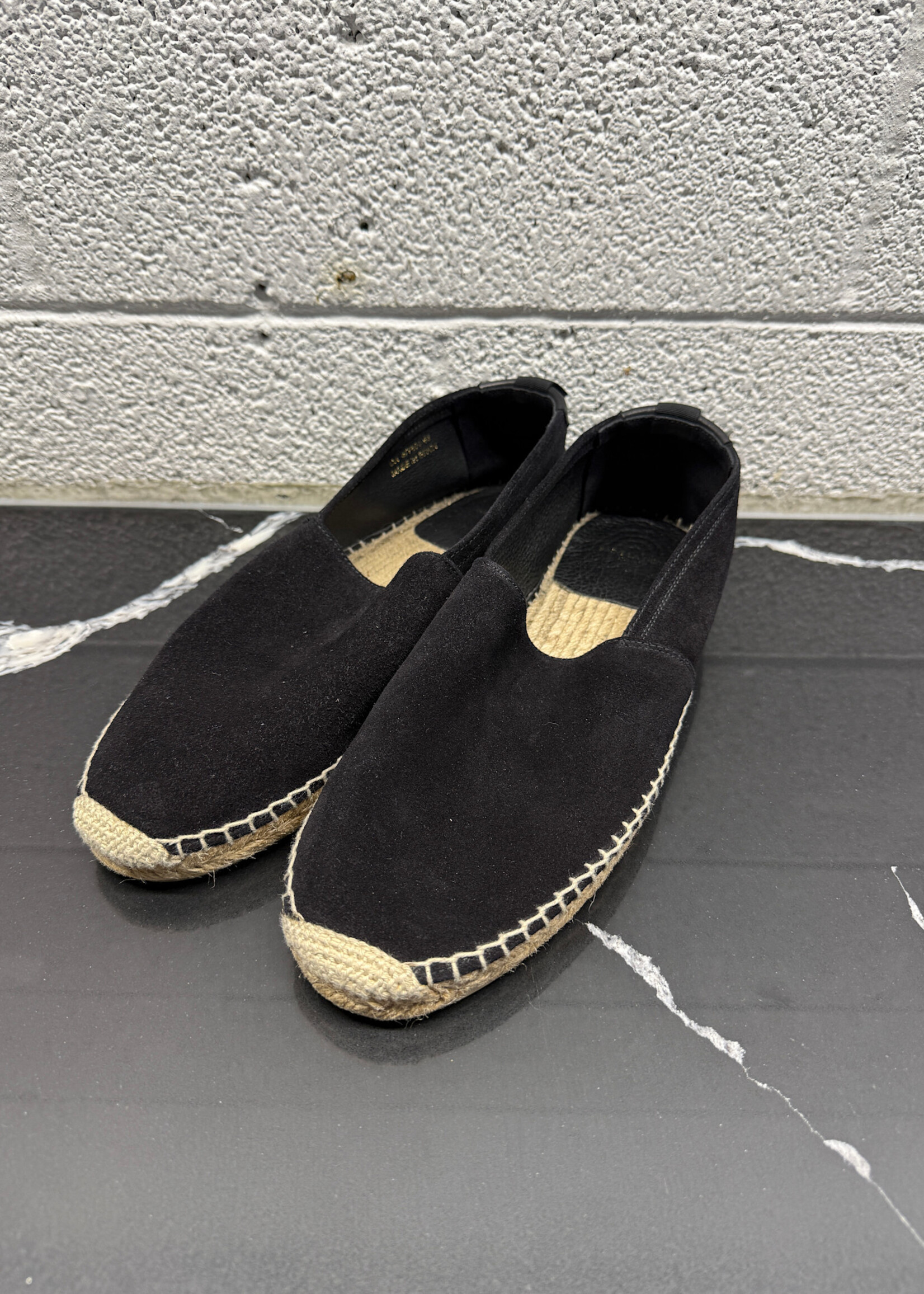 Saint Laurent Black Espadrilles Masc 45/12