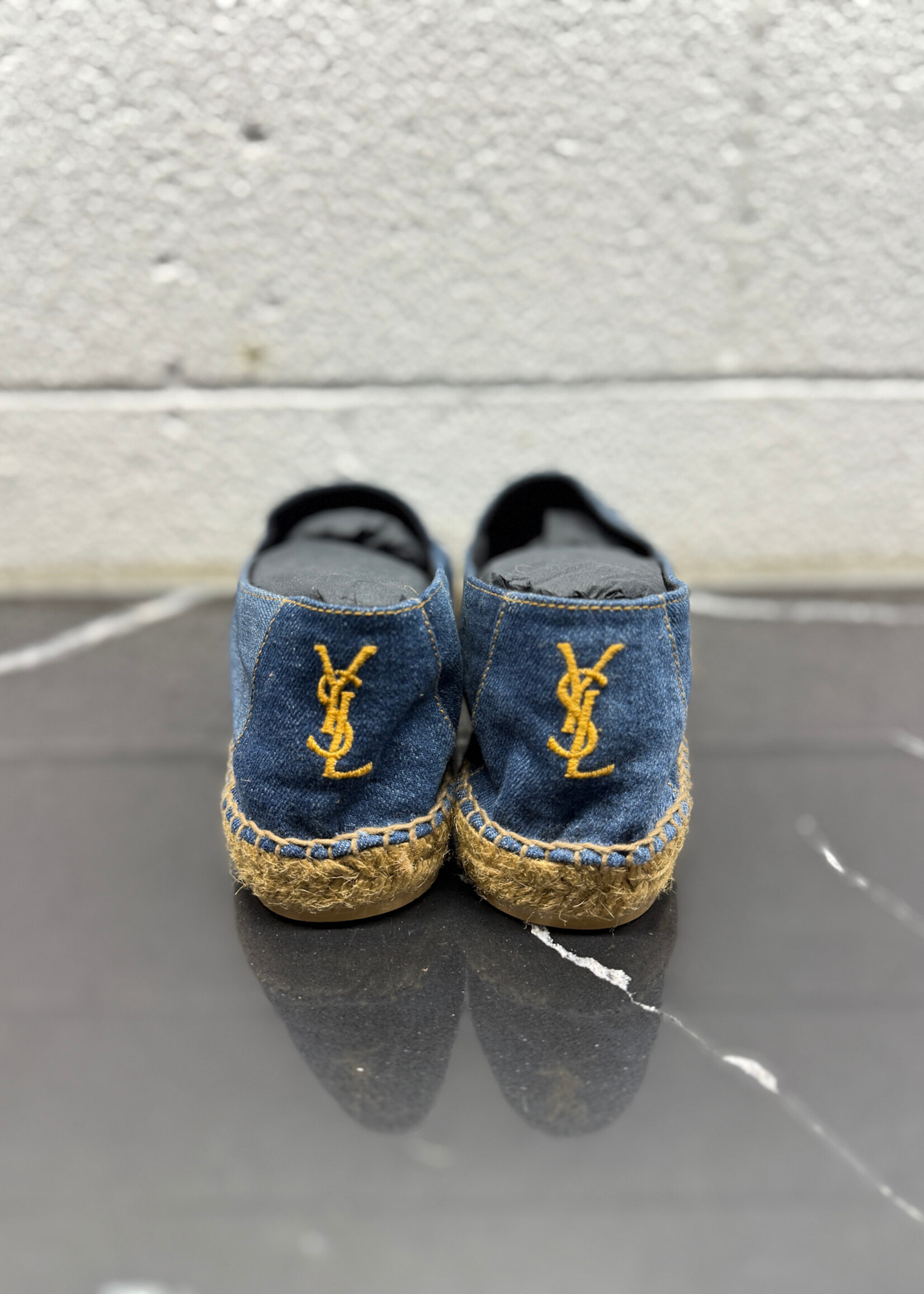 Saint Laurent Denim Espadrilles Masc 45/12