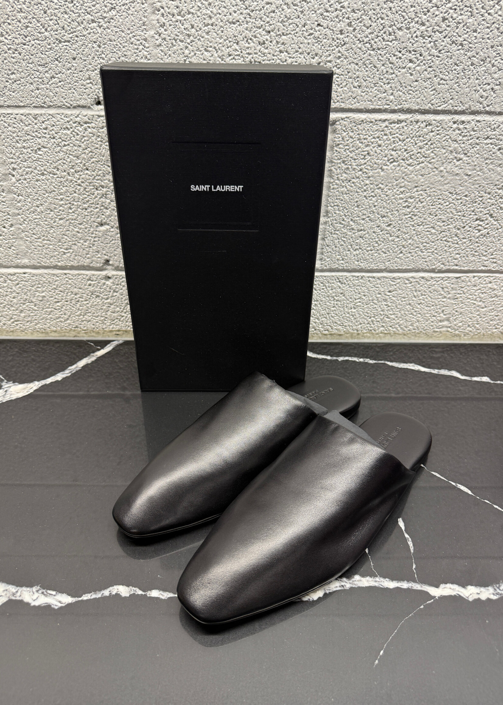 Saint Laurent Plaza 00 Mule Mac 45/12