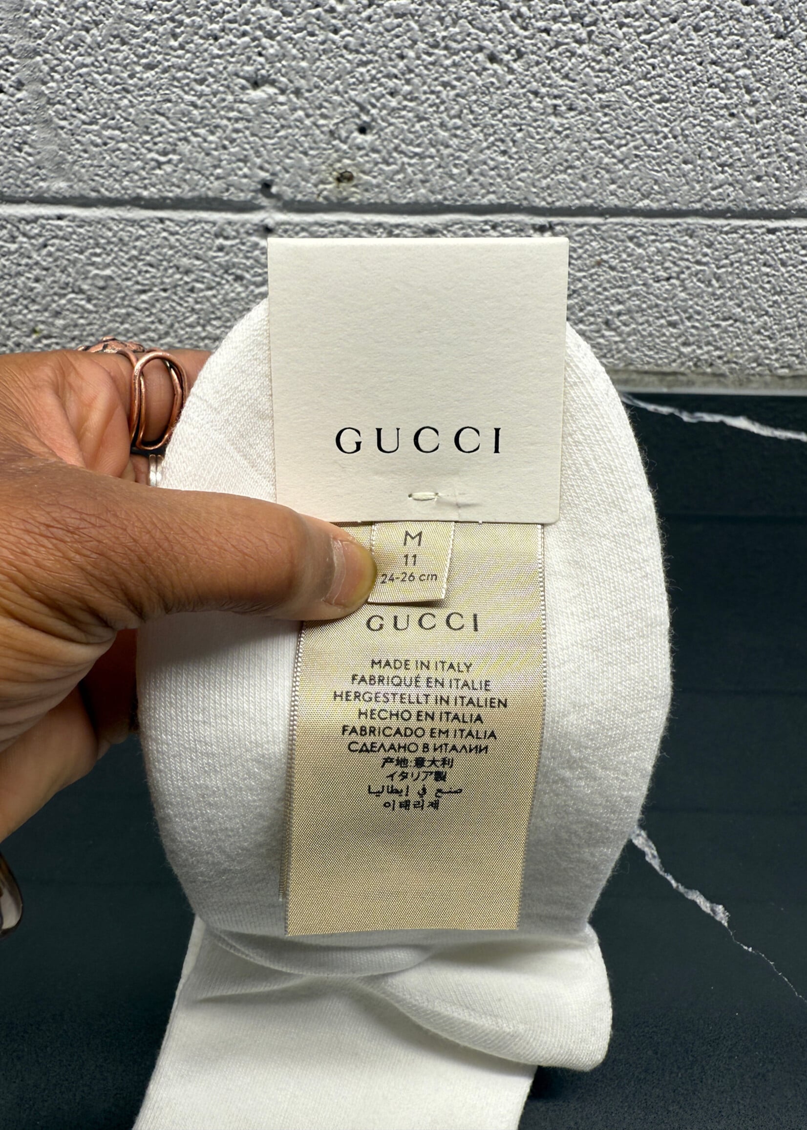 Gucci Blue Striped Socks