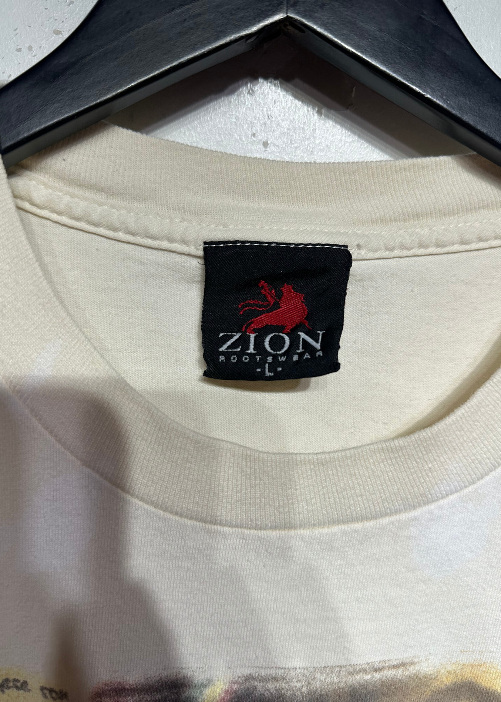 Zion '08  Bob Marley Cream Tee L