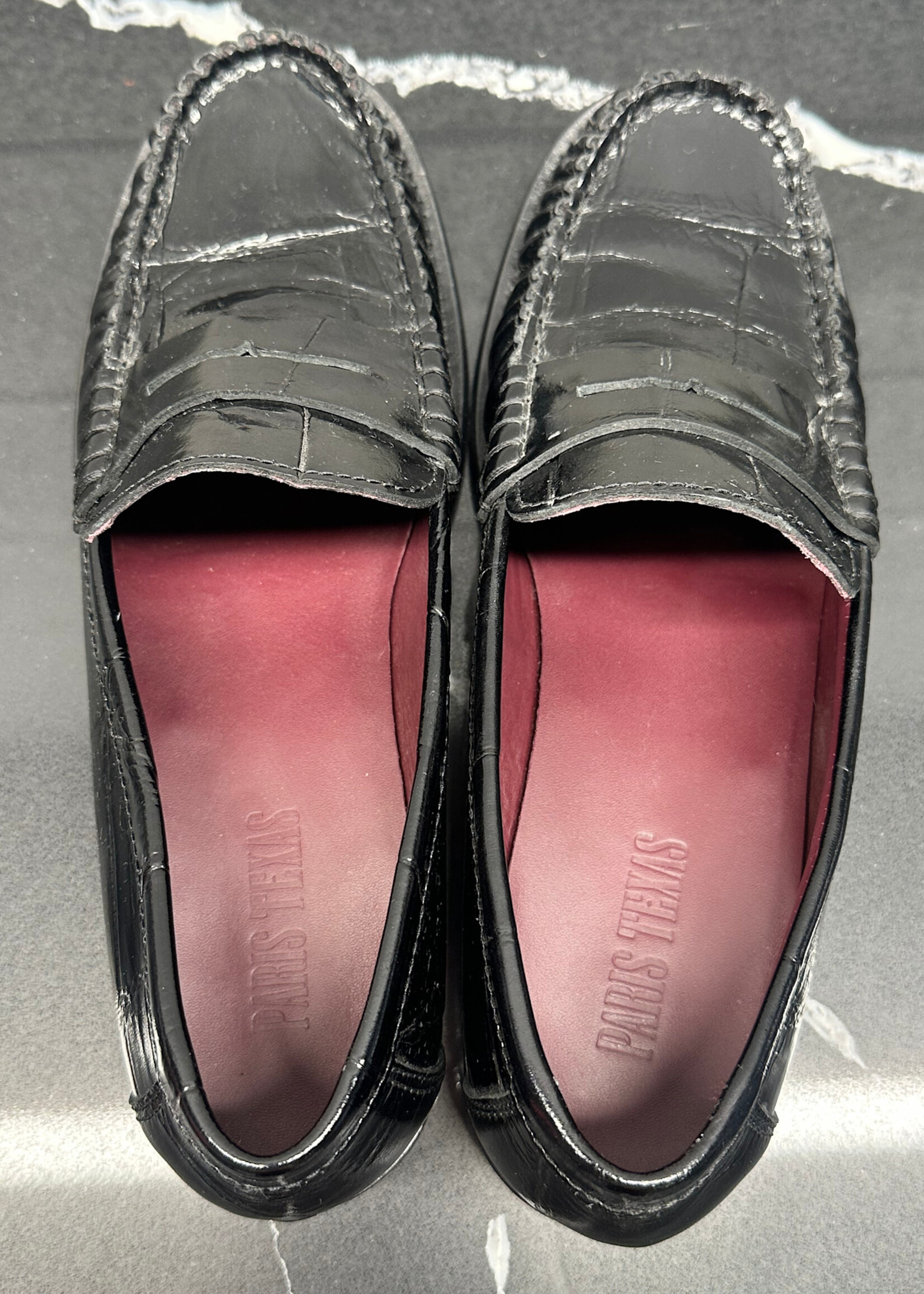 Paris Texas Black Loafers 8.5