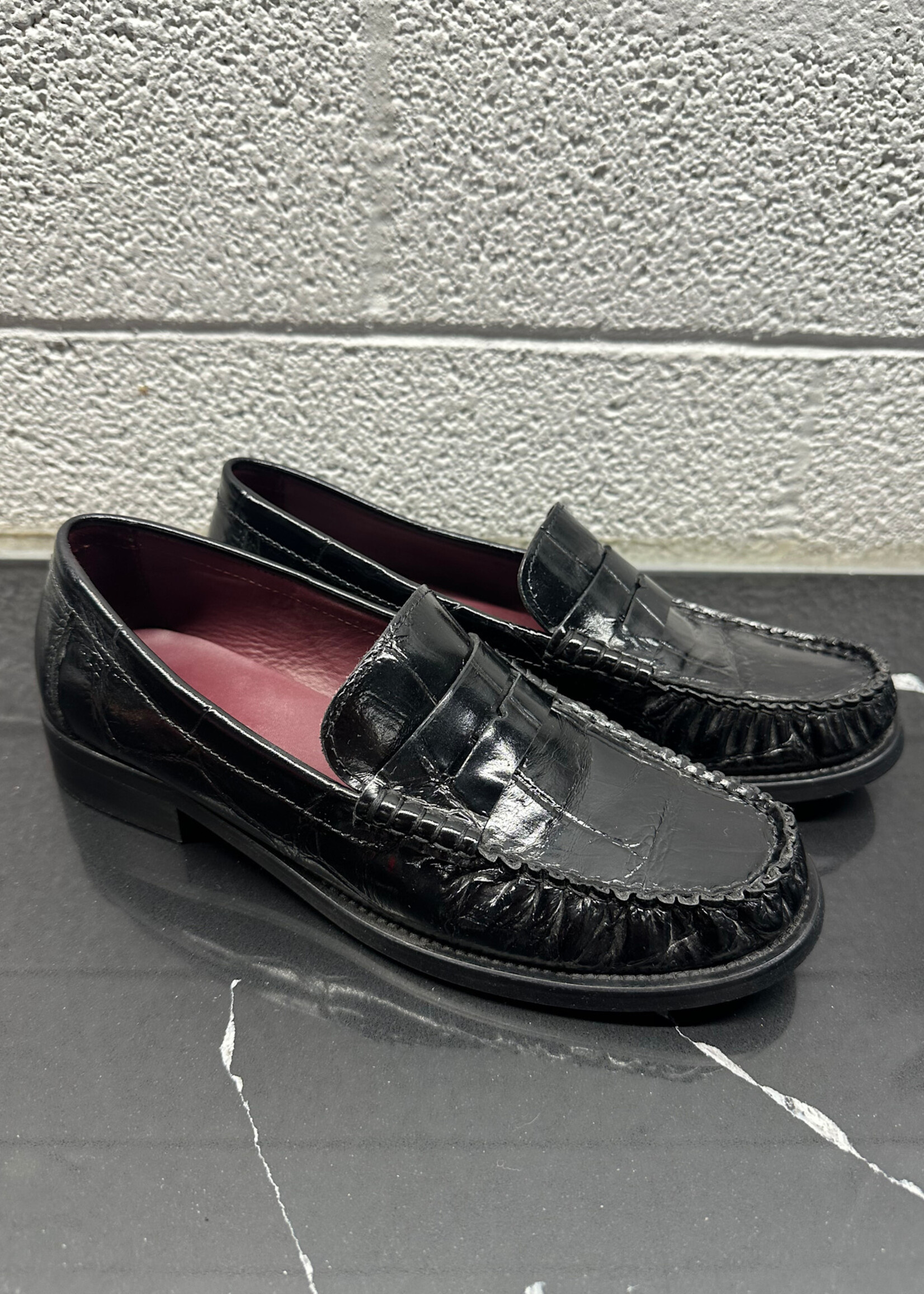 Paris Texas Black Loafers 8.5