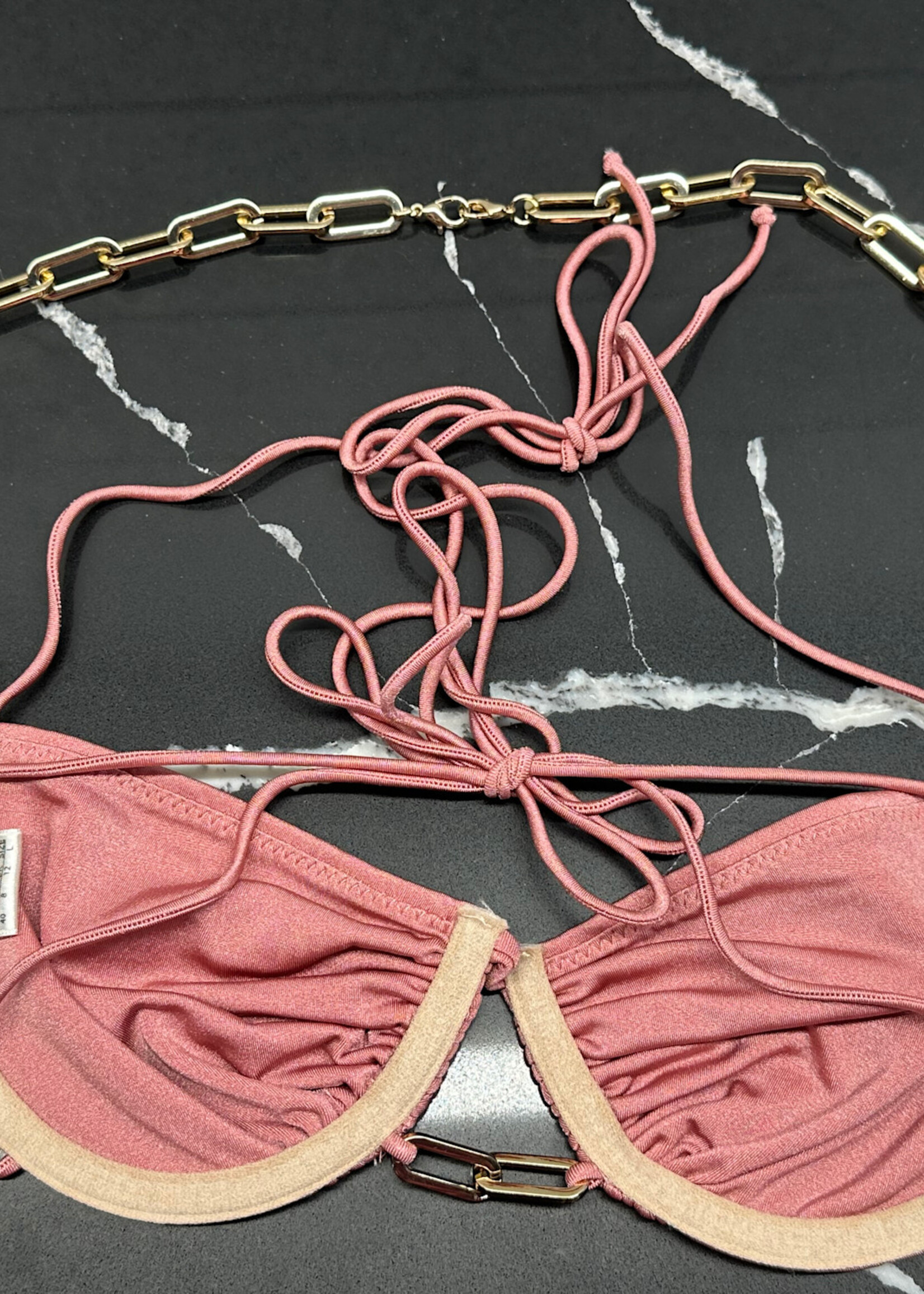 Dilara Findikoglu Chain Swimsuit L (Retail: $300+)