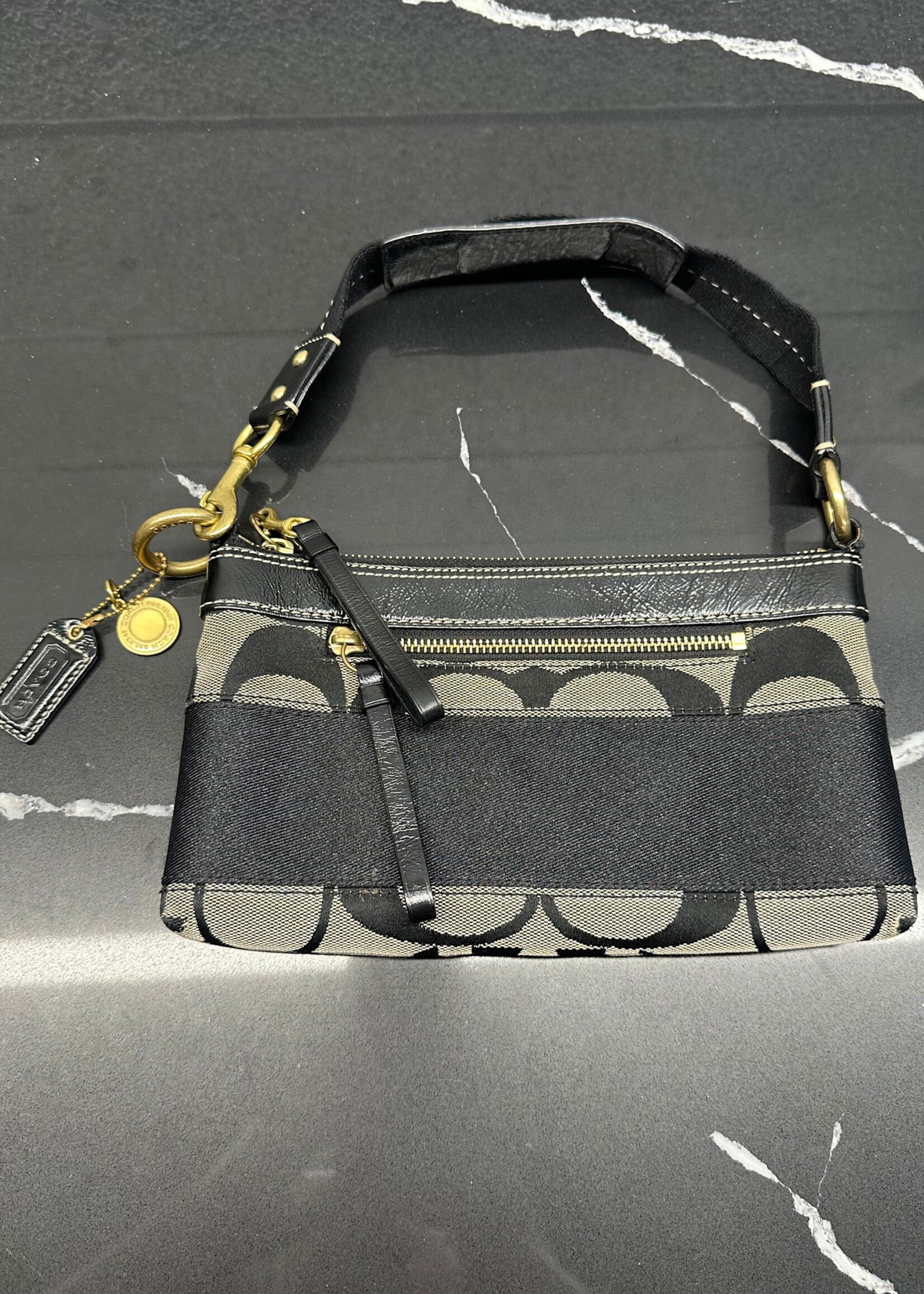 Coach Y2K Monogram Small Shoulder Bag